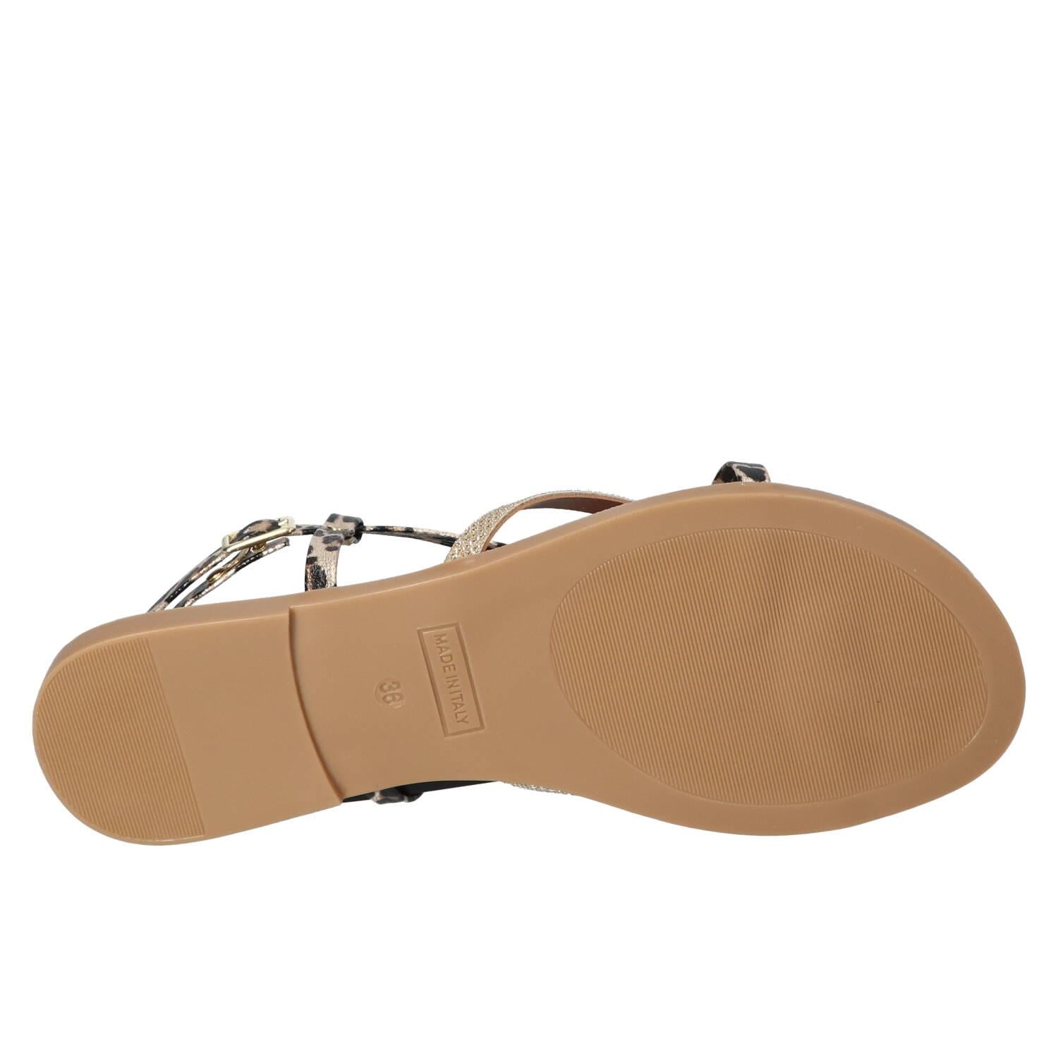 Sandalen, Zwart