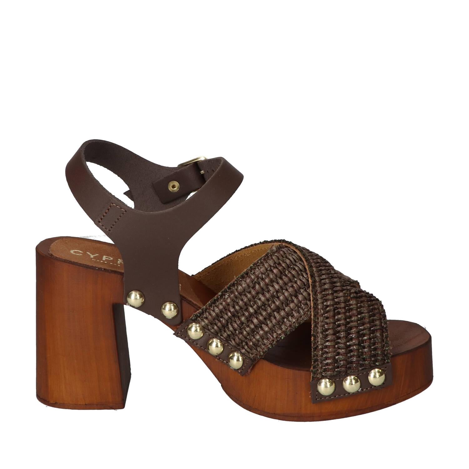Sandalen, Donkerbruin