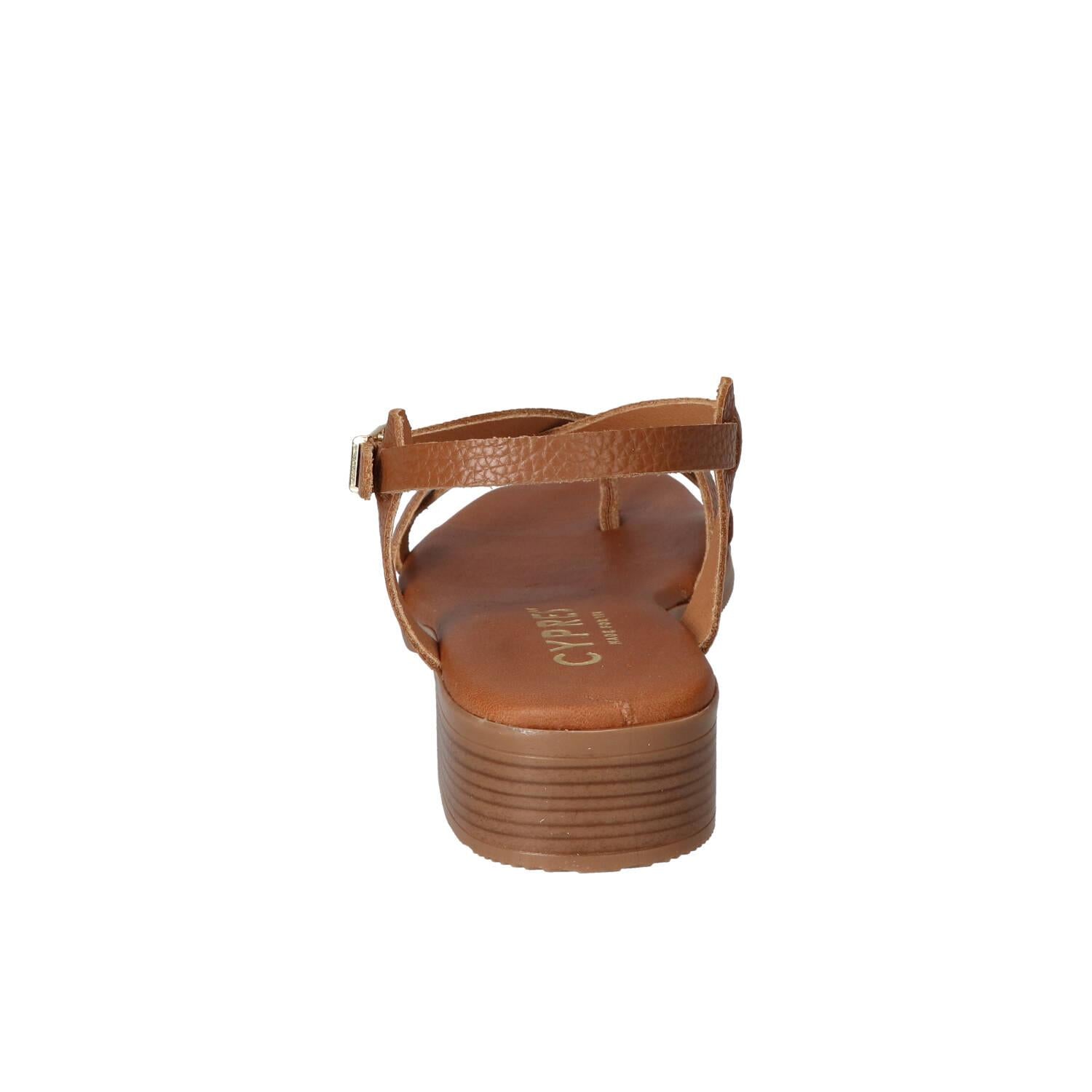 Sandalen, Cognac