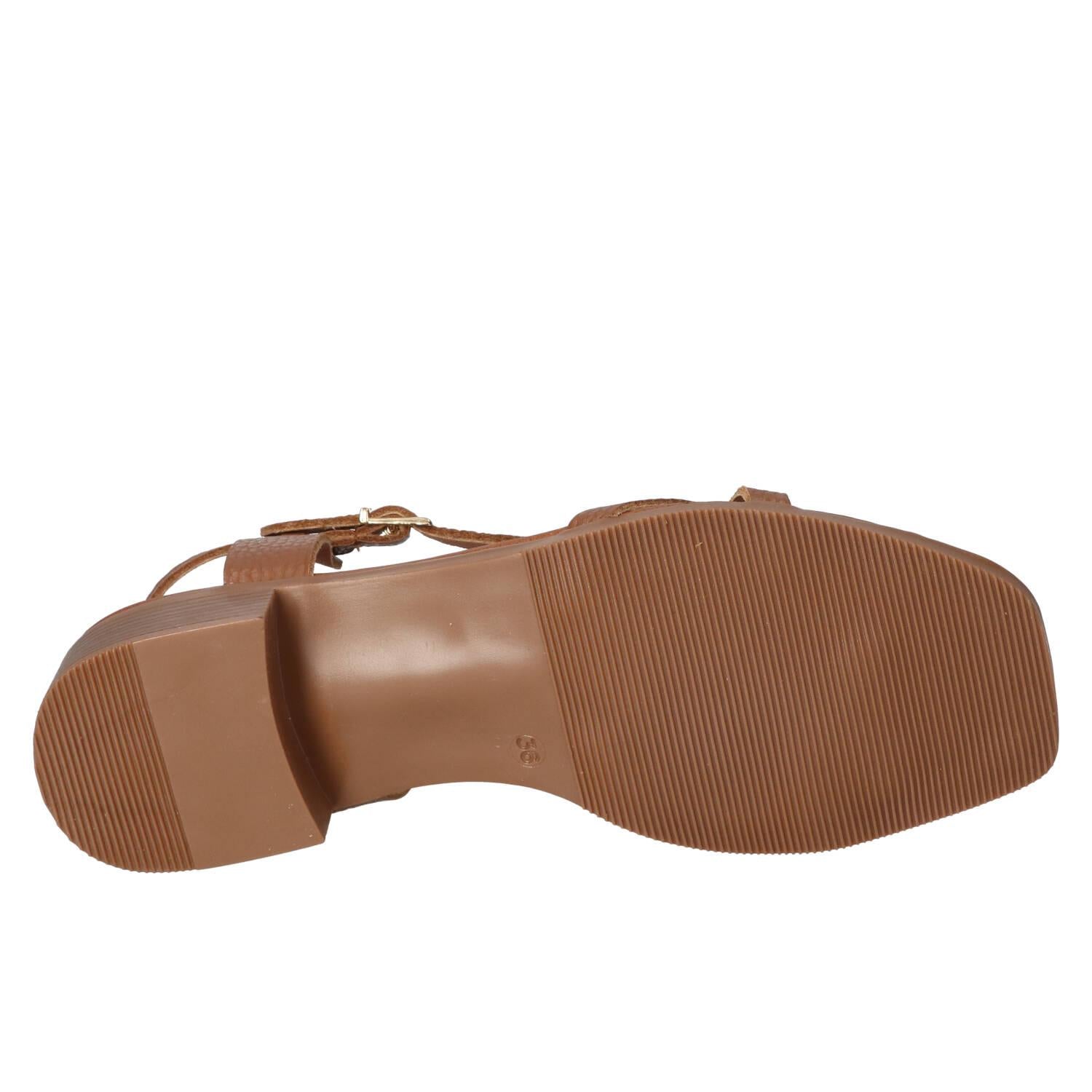Sandalen, Cognac