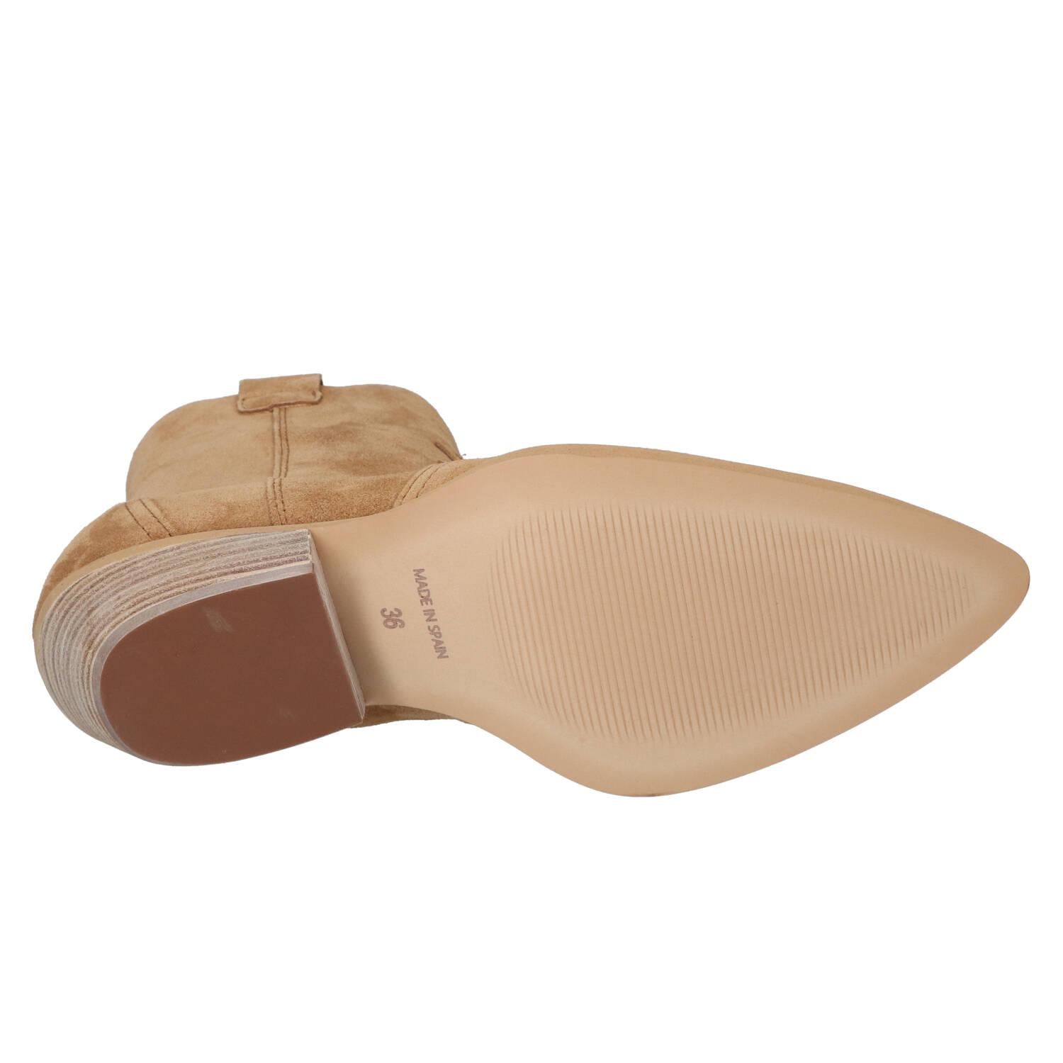 Booties, Cognac