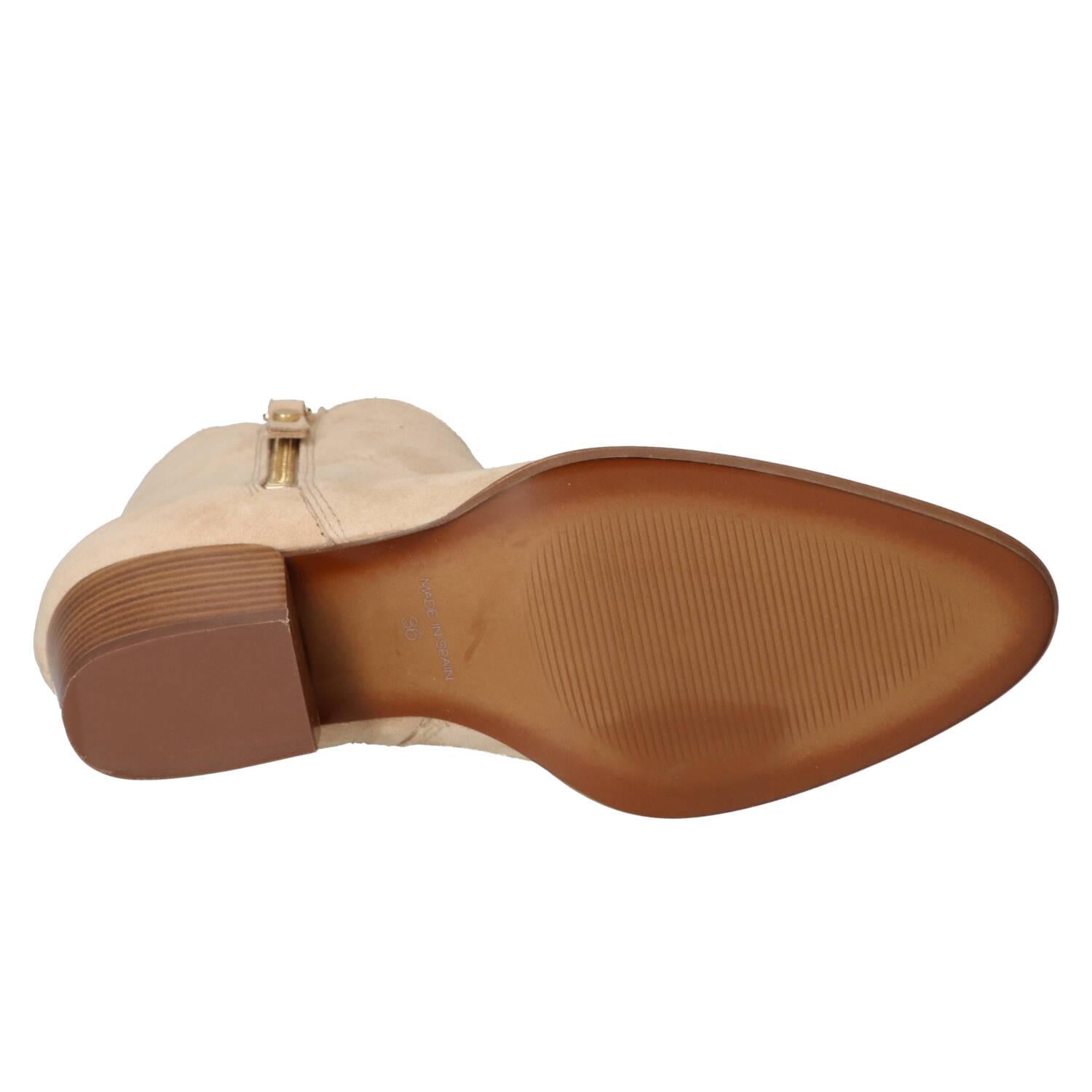 Booties, Lichtbeige