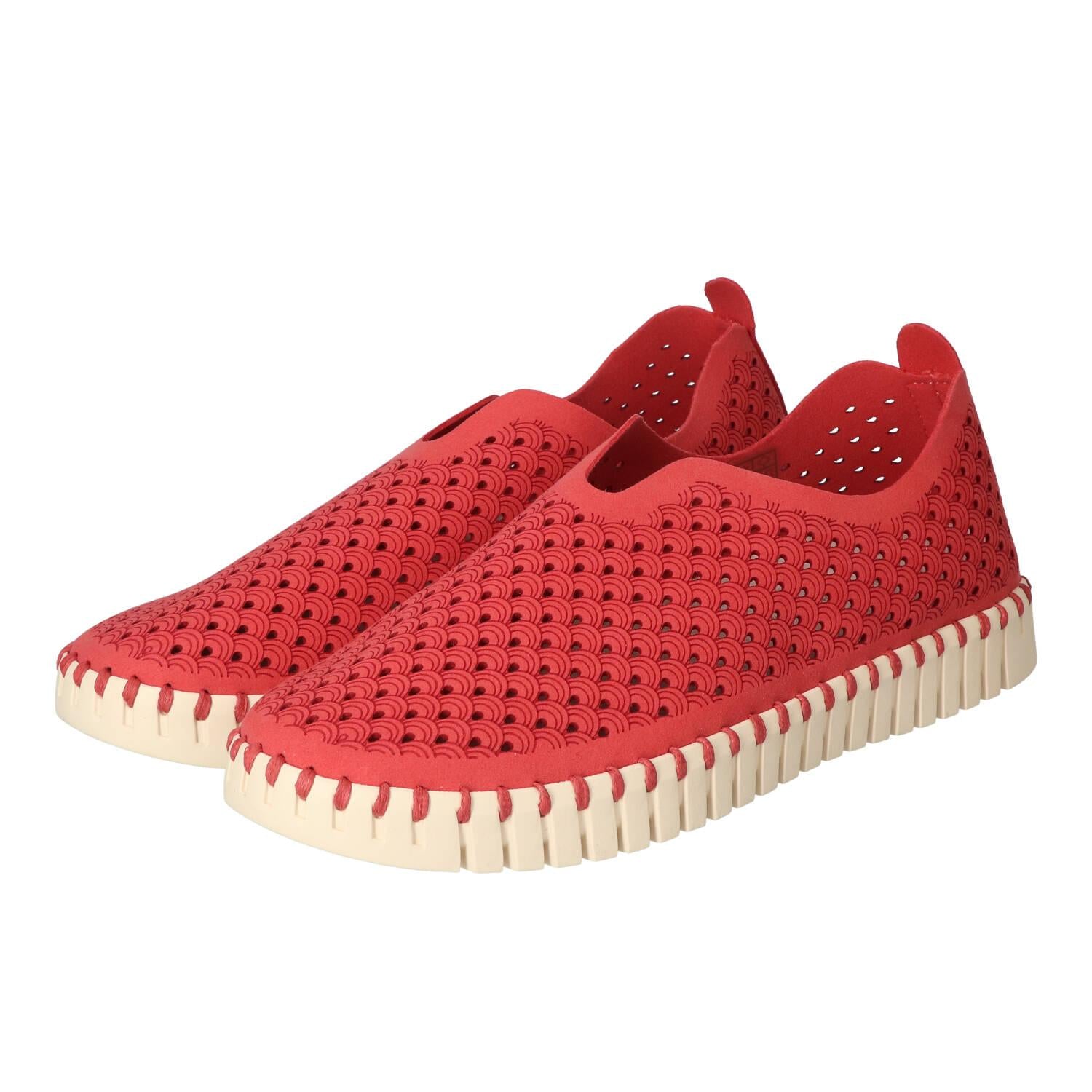 Instapschoenen, Rood