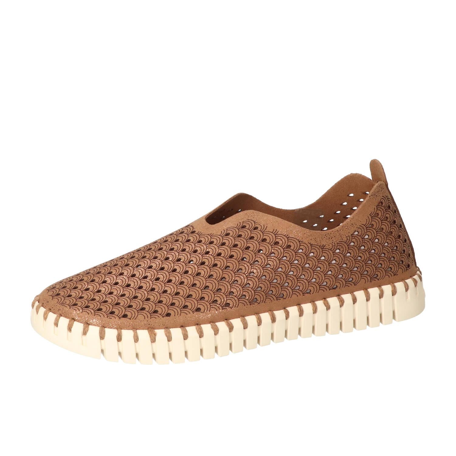 Instapschoenen, Brons