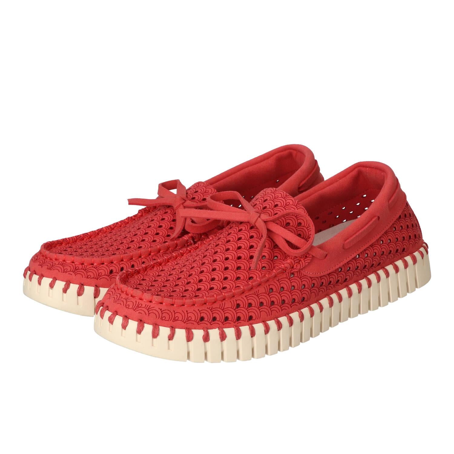 Veterschoenen, Rood