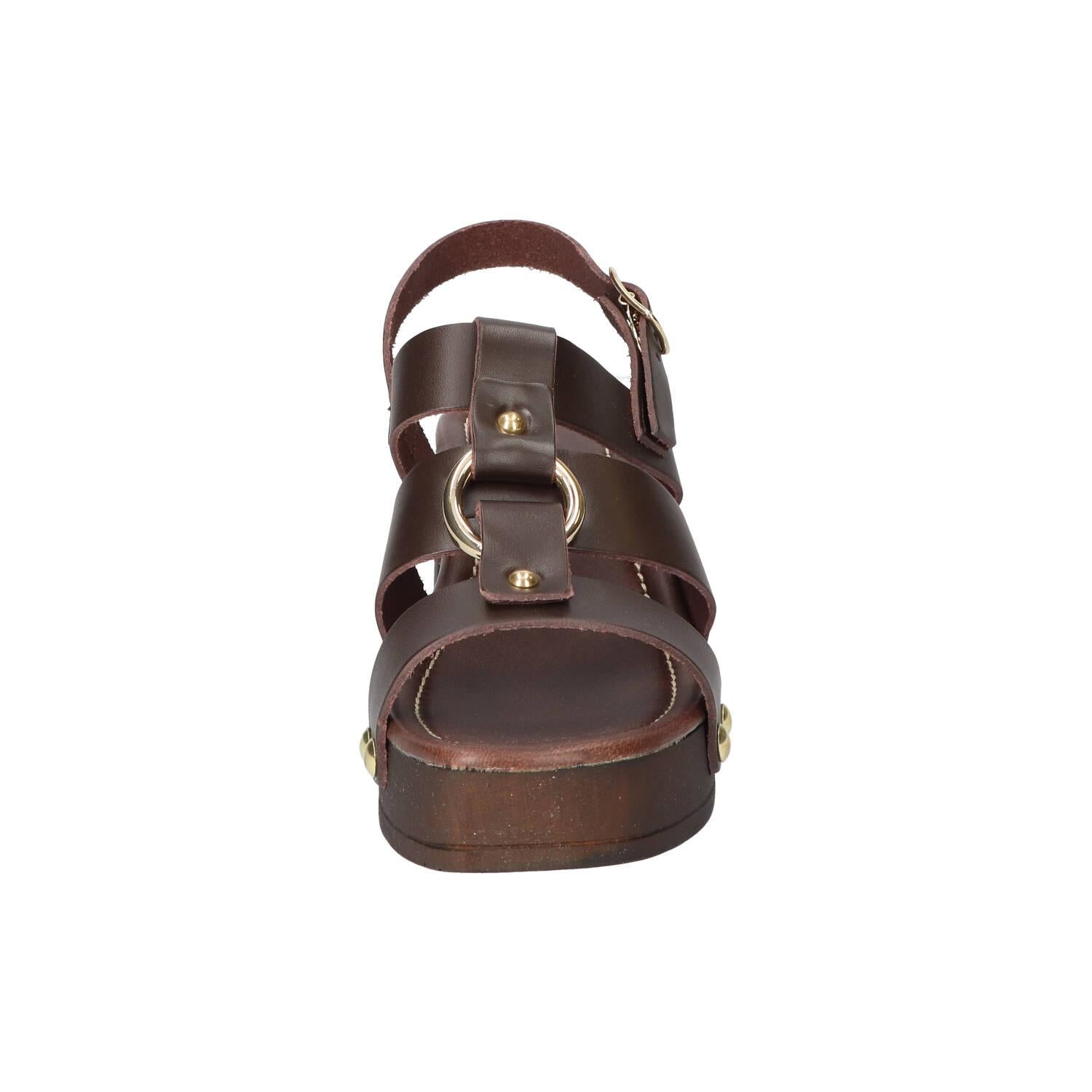 Sandalen, Donkerbruin