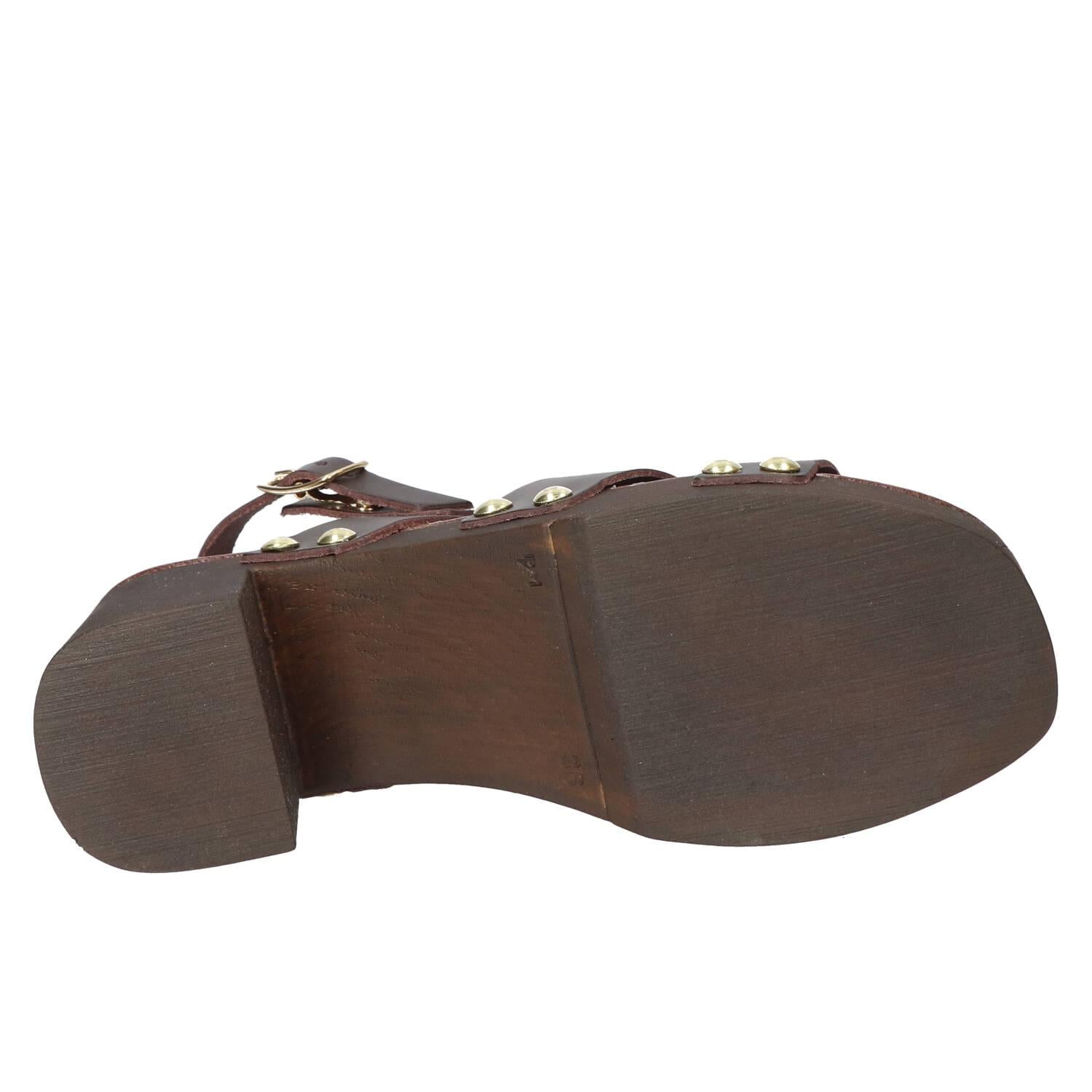 Sandalen, Donkerbruin