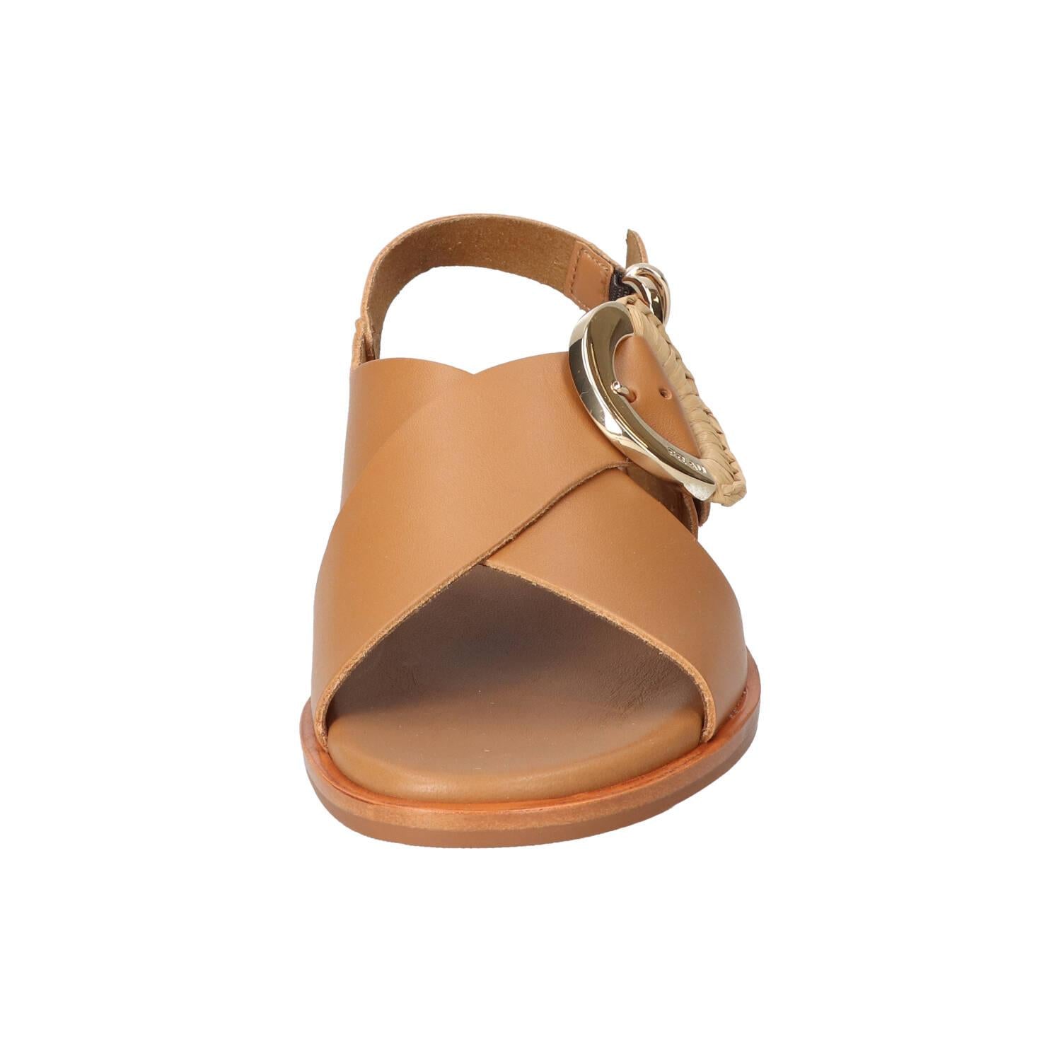 Sandalen, Cognac