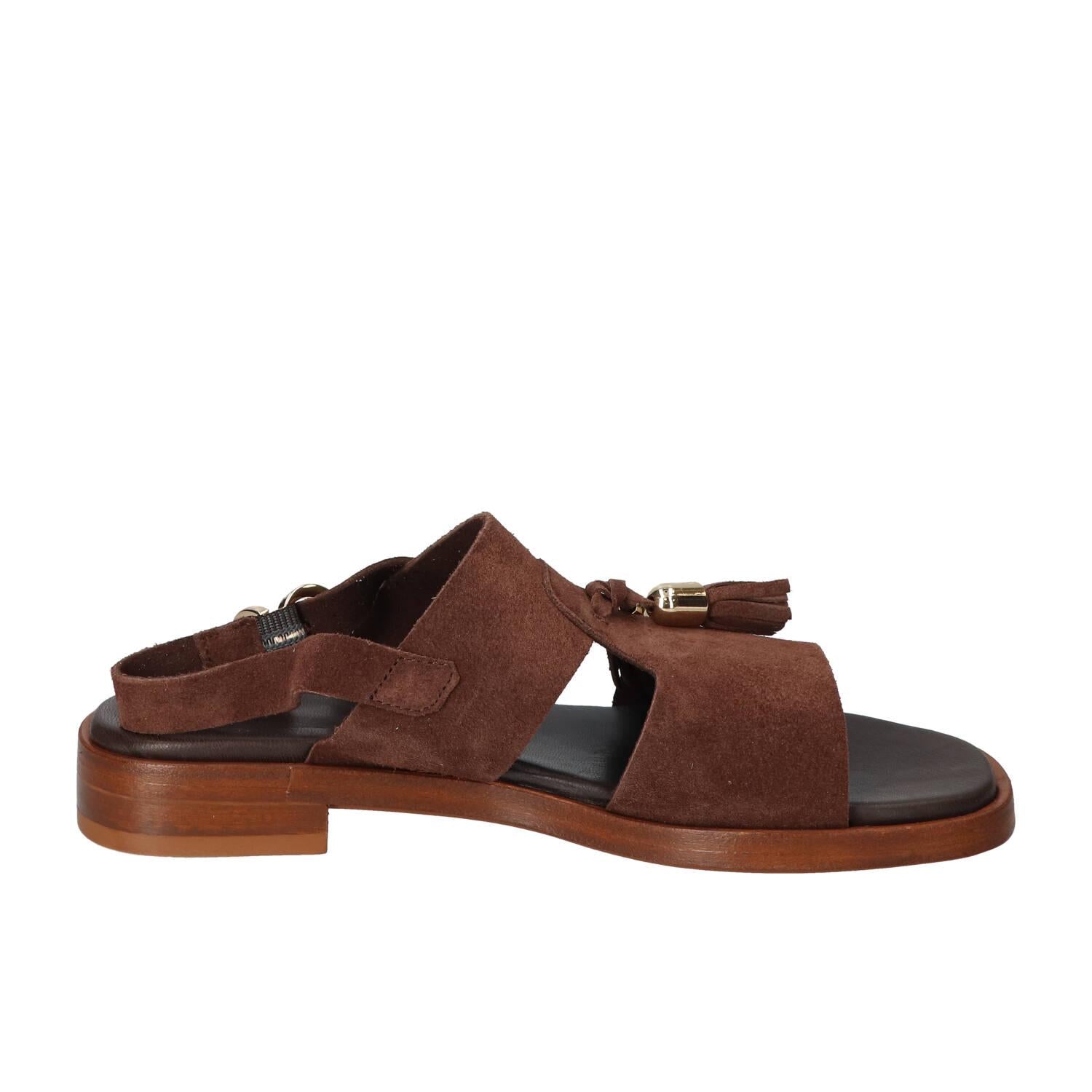 Sandalen, Donkerbruin