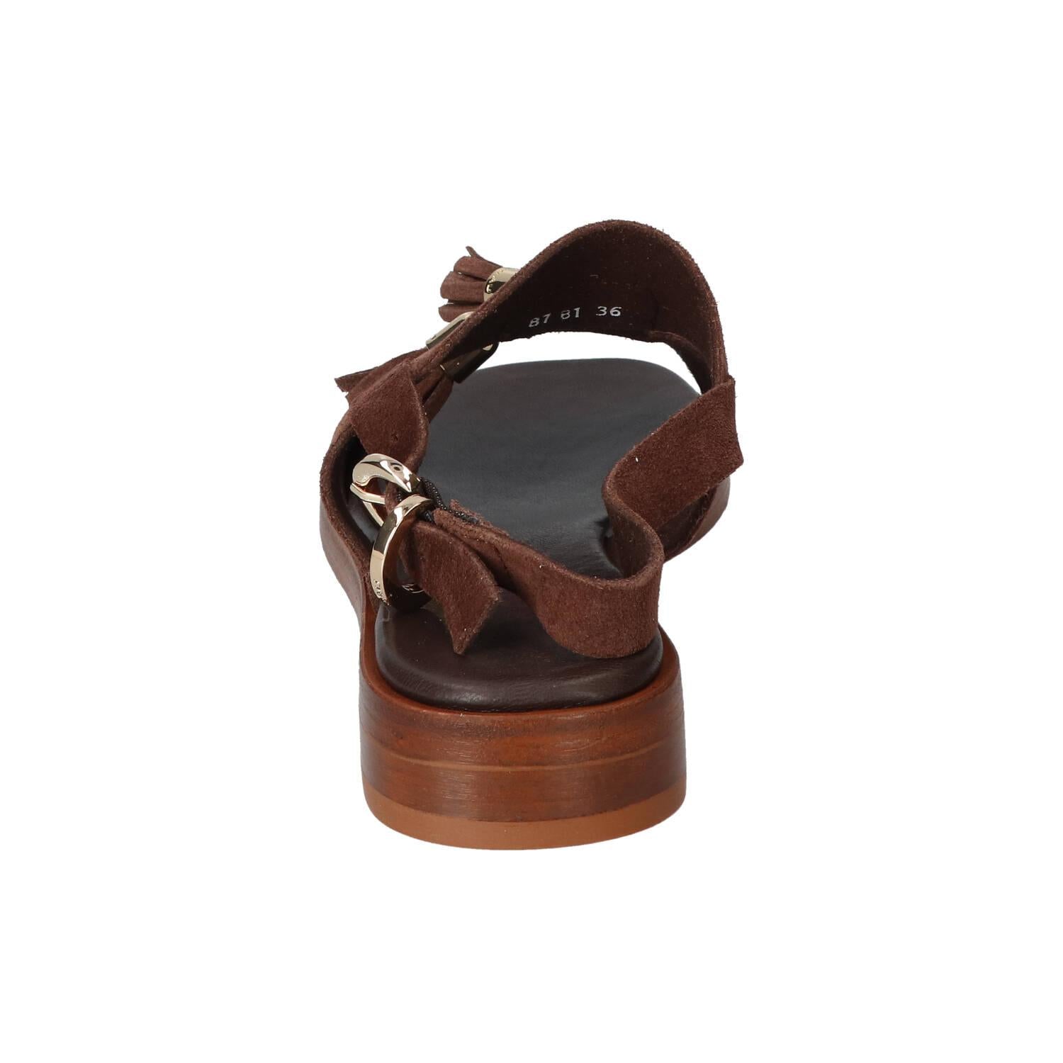 Sandalen, Donkerbruin