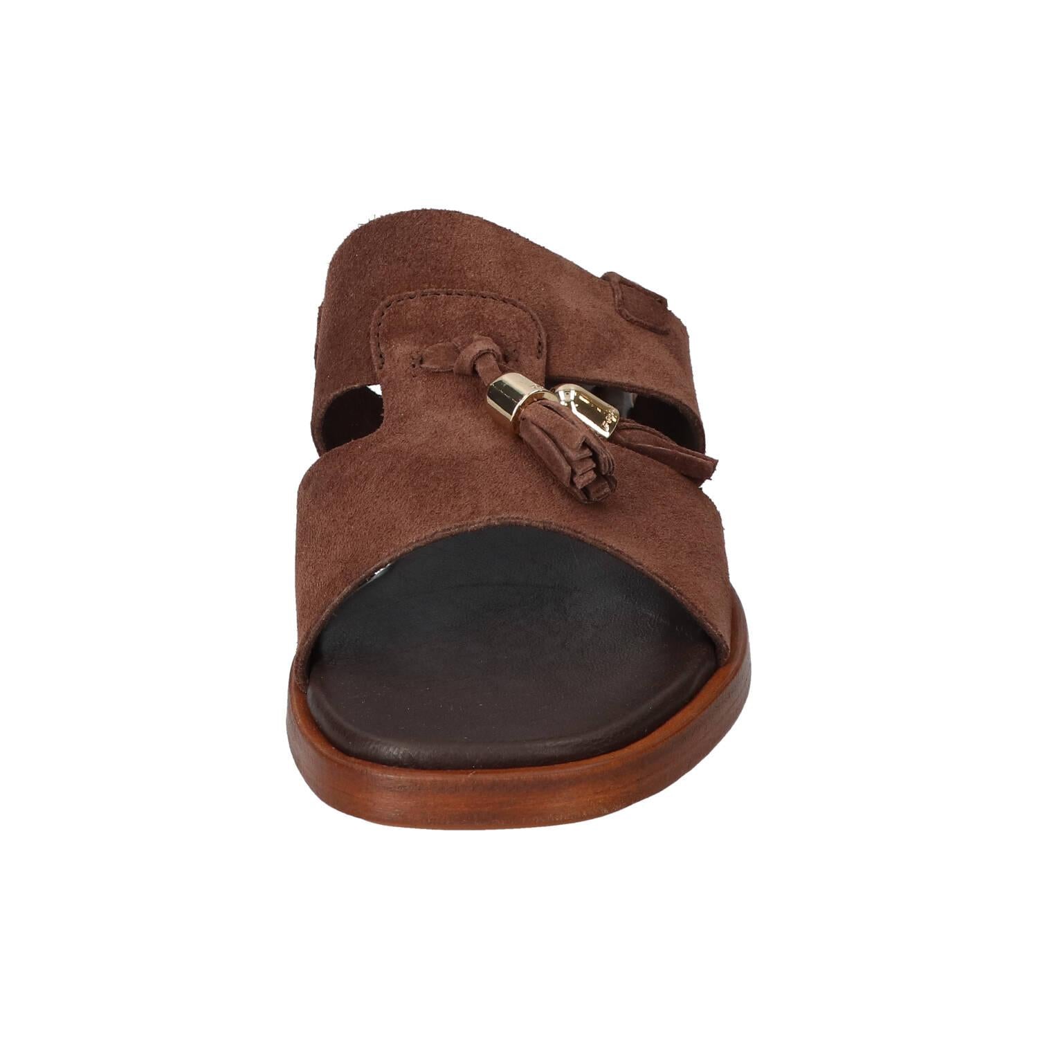 Sandalen, Donkerbruin