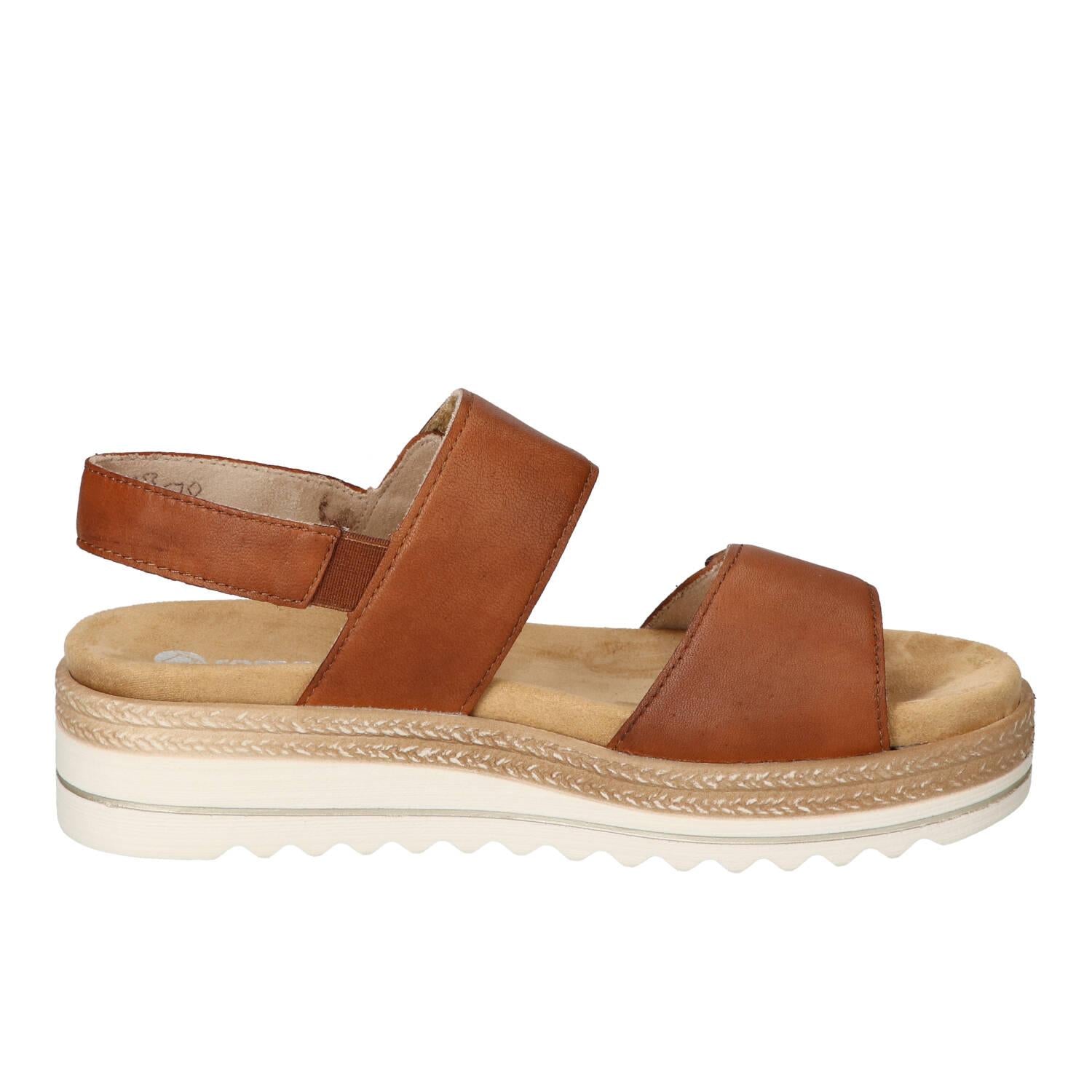 Sandalen, Cognac