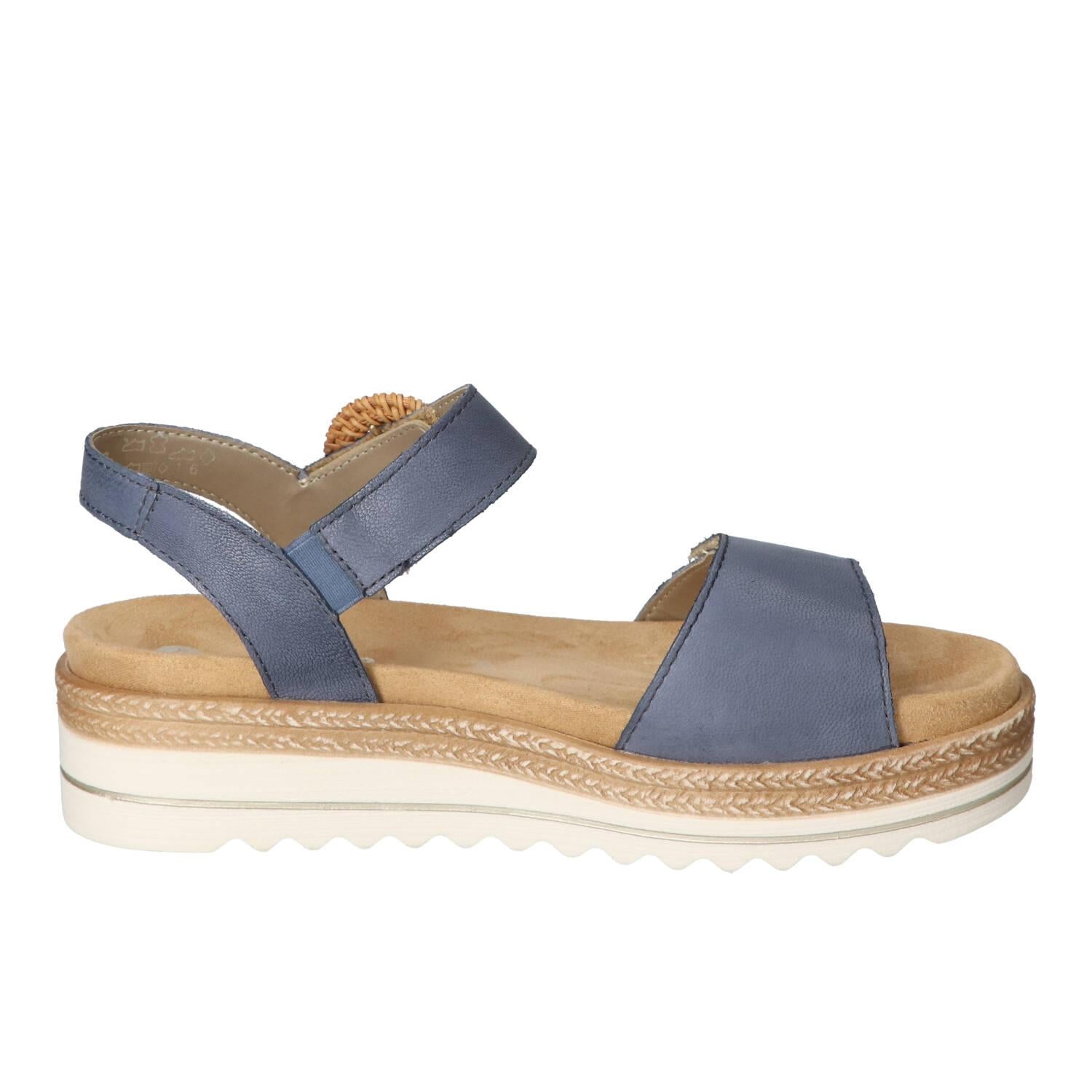 Sandalen, Blauw