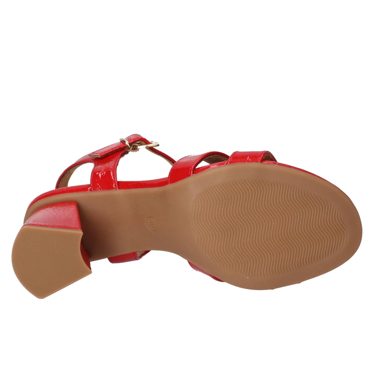 Sandalen, Rood