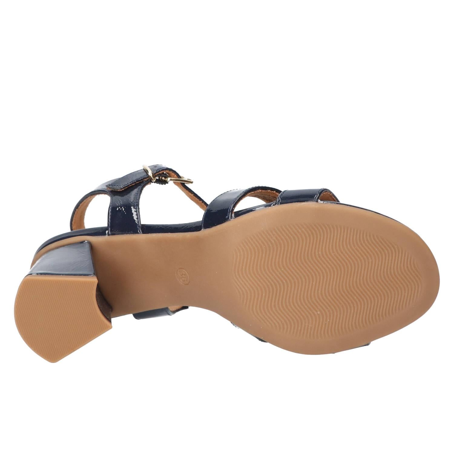Sandalen, Blauw