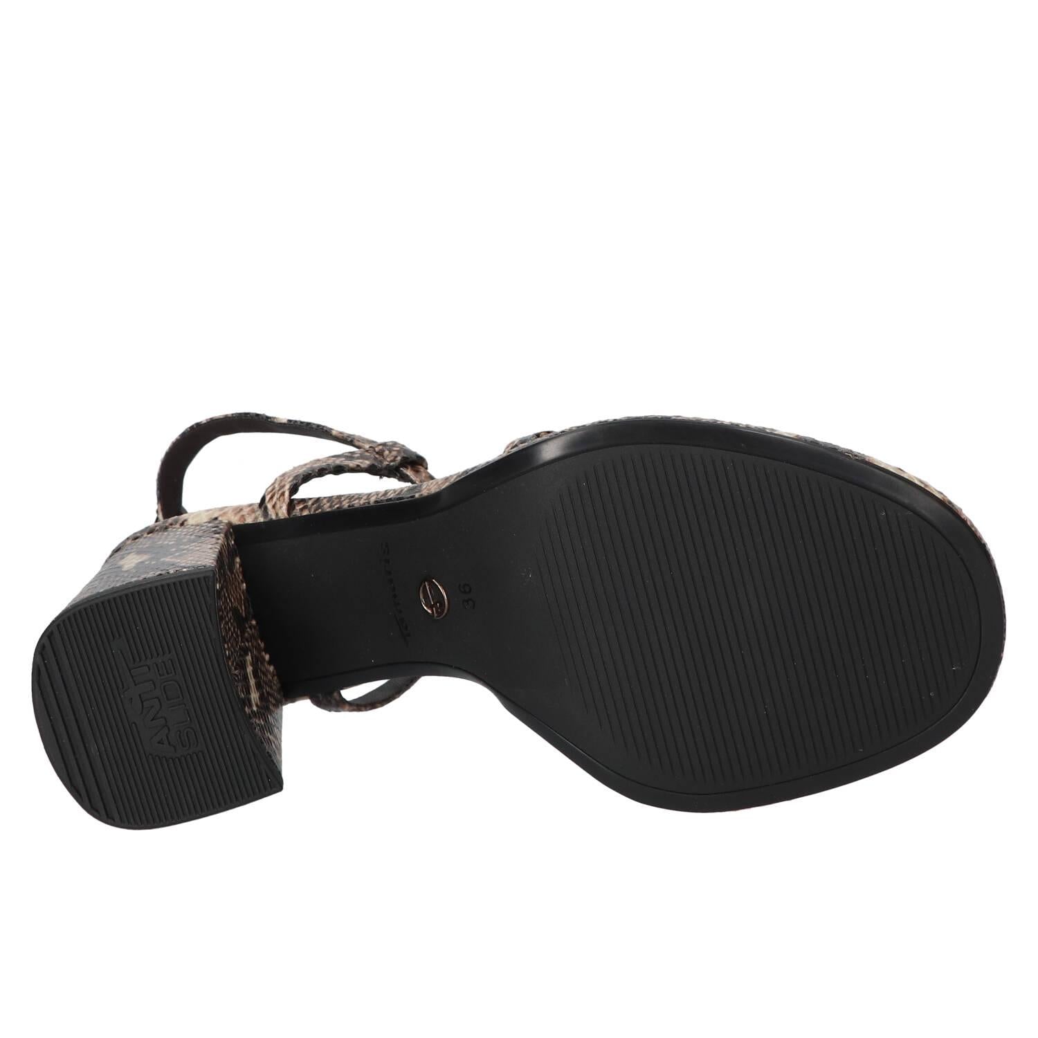 Sandalen, Donkerbruin