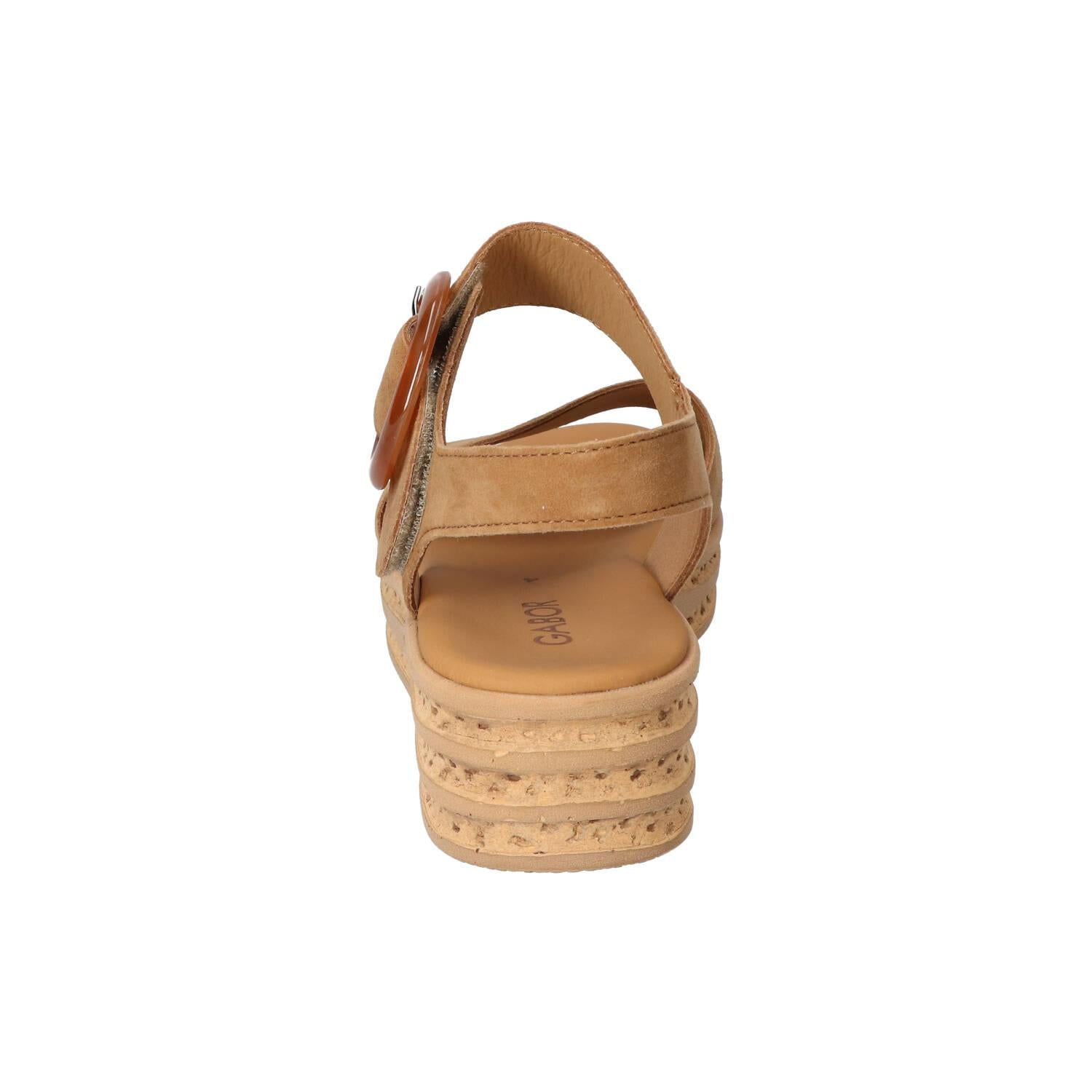 Sandalen, Cognac