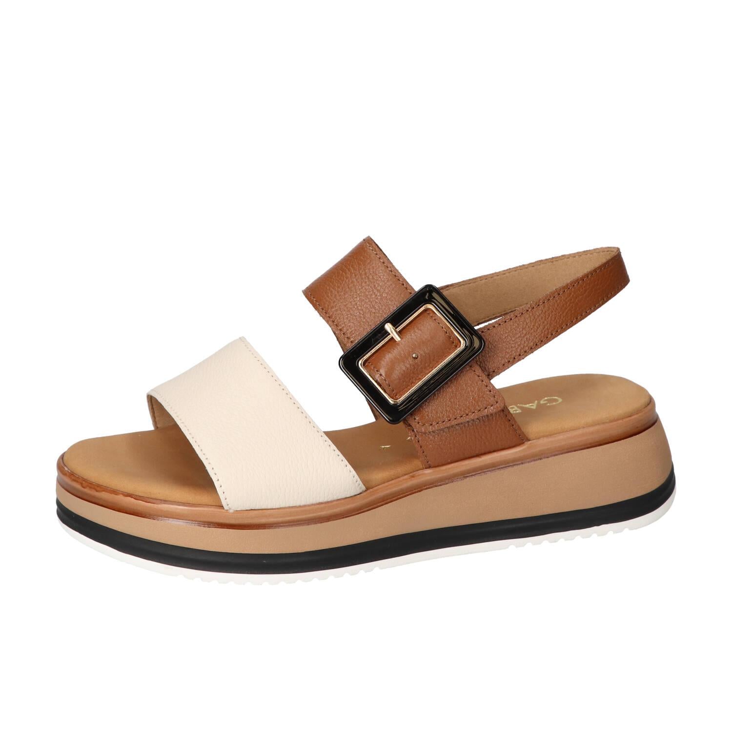 Sandalen, Cognac
