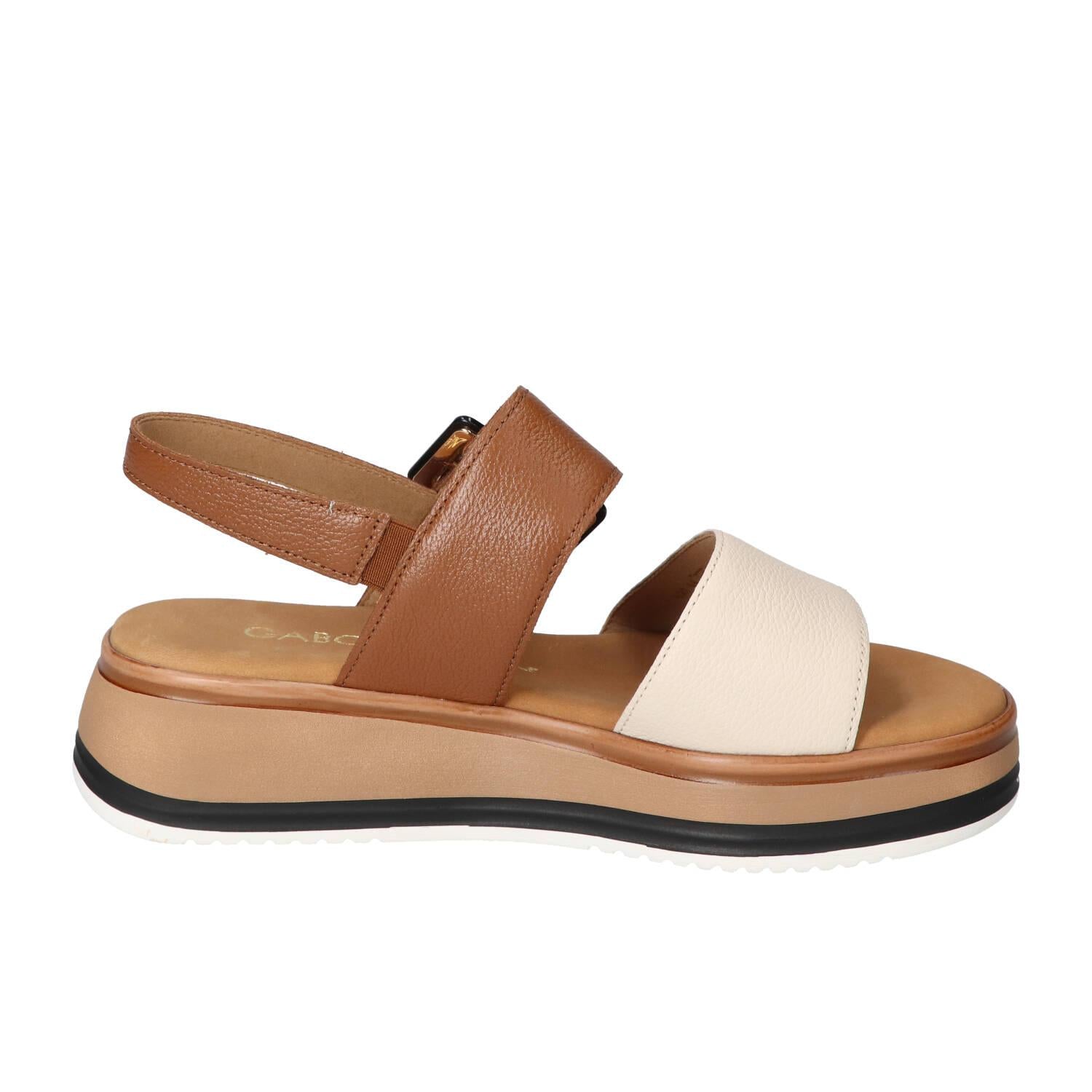 Sandalen, Cognac