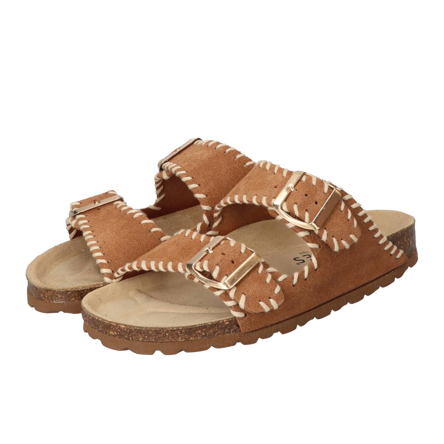 Slippers, Cognac