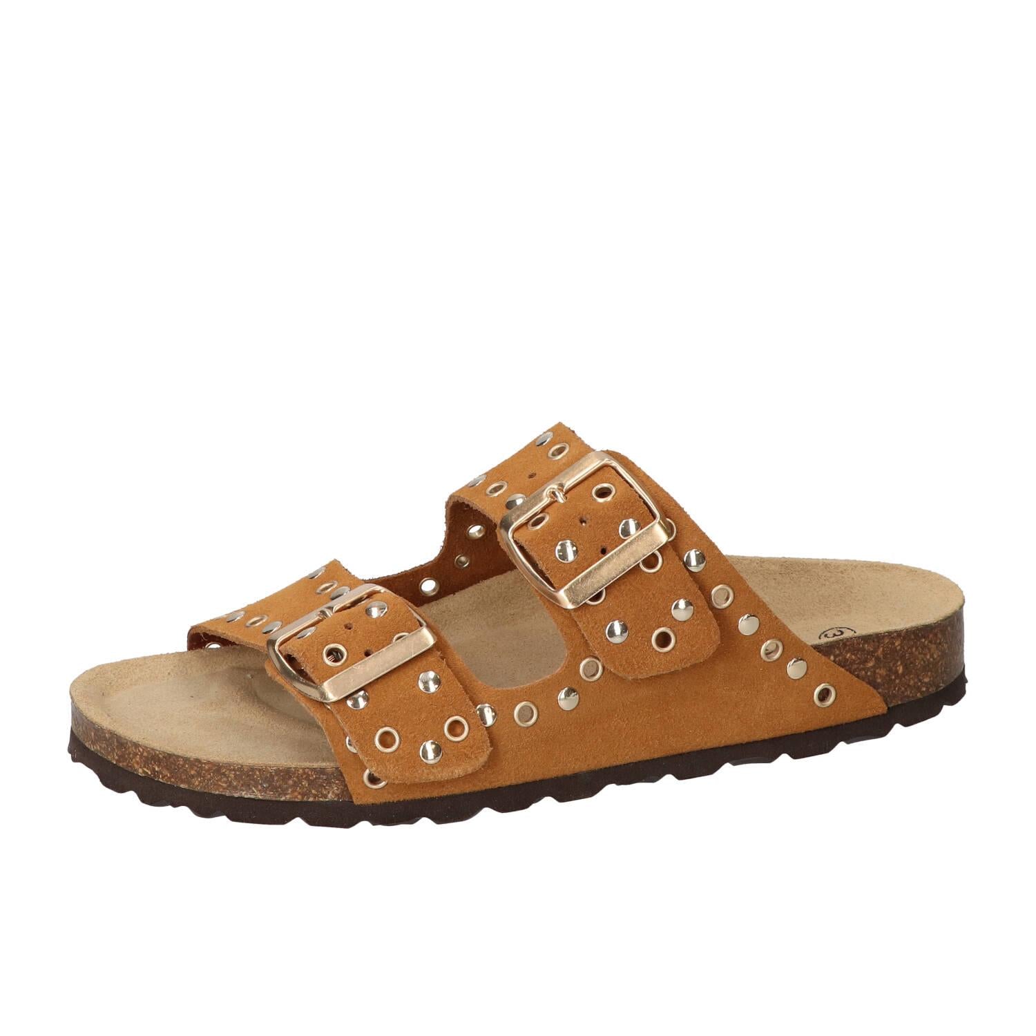 Slippers, Cognac