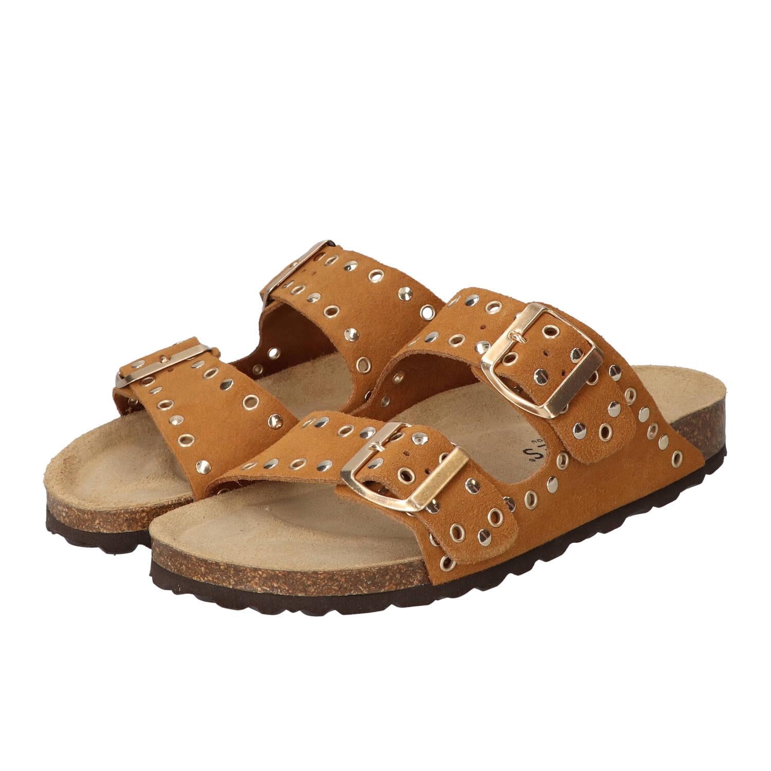 Slippers, Cognac