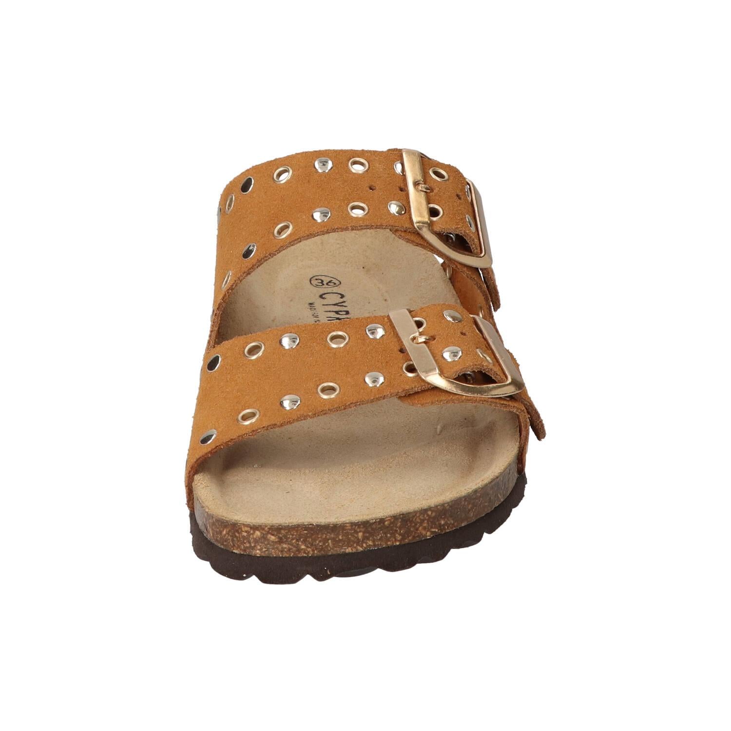 Slippers, Cognac
