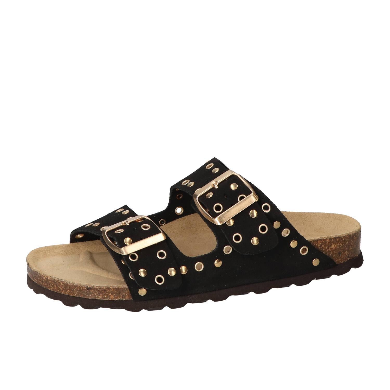 Slippers, Zwart
