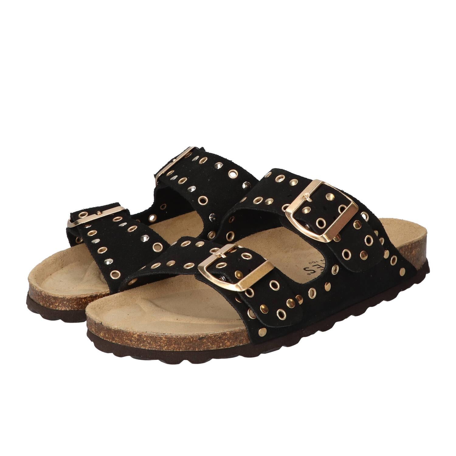 Slippers, Zwart