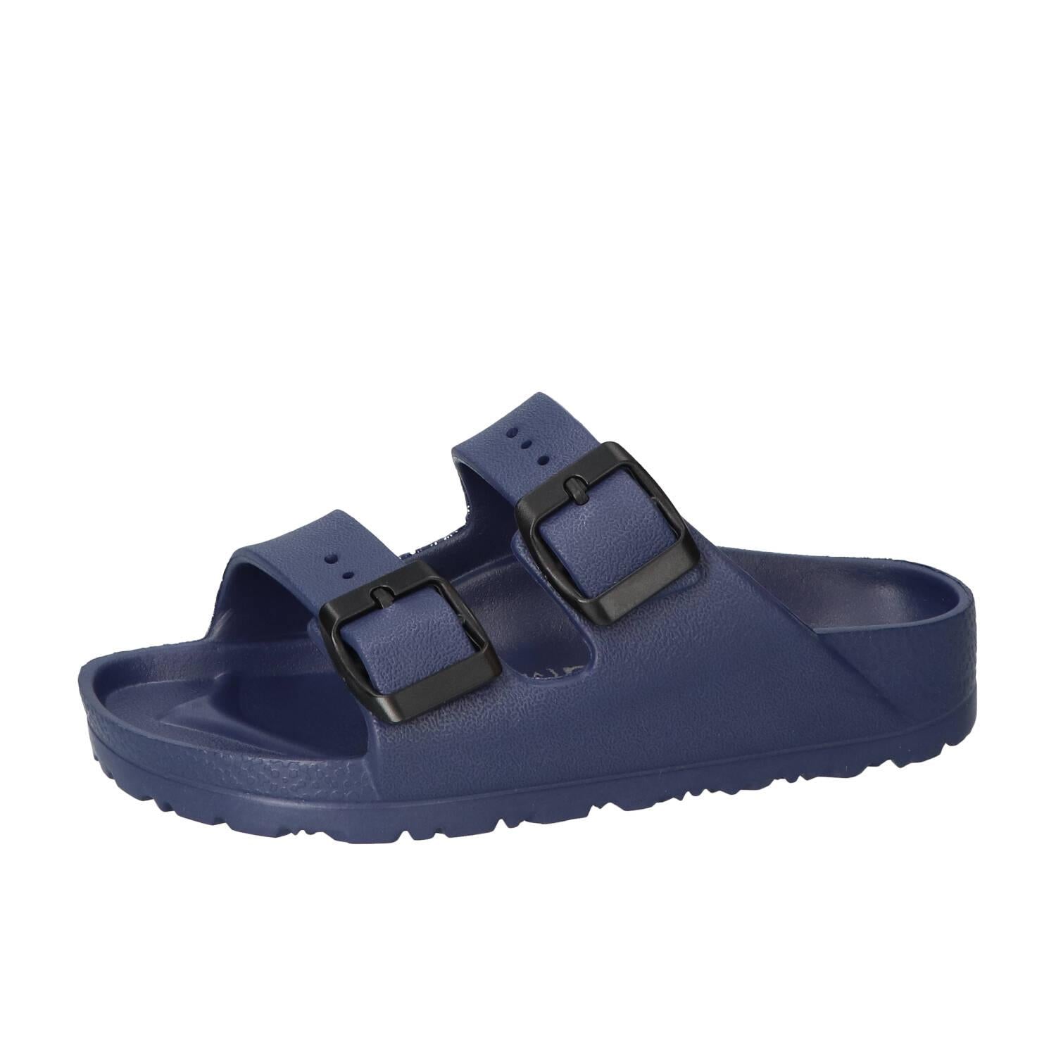 Slippers, Blauw