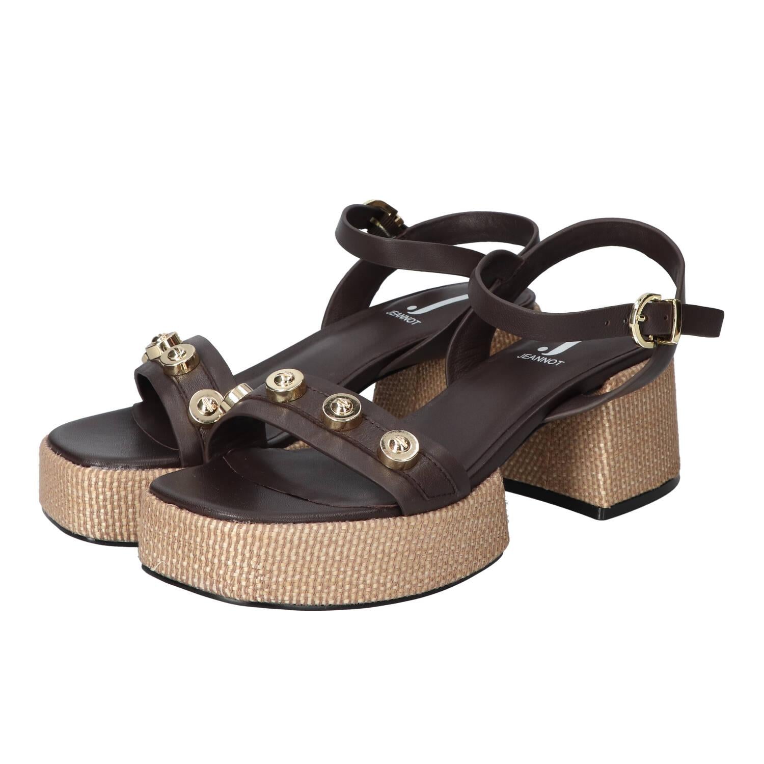 Sandalen, Donkerbruin