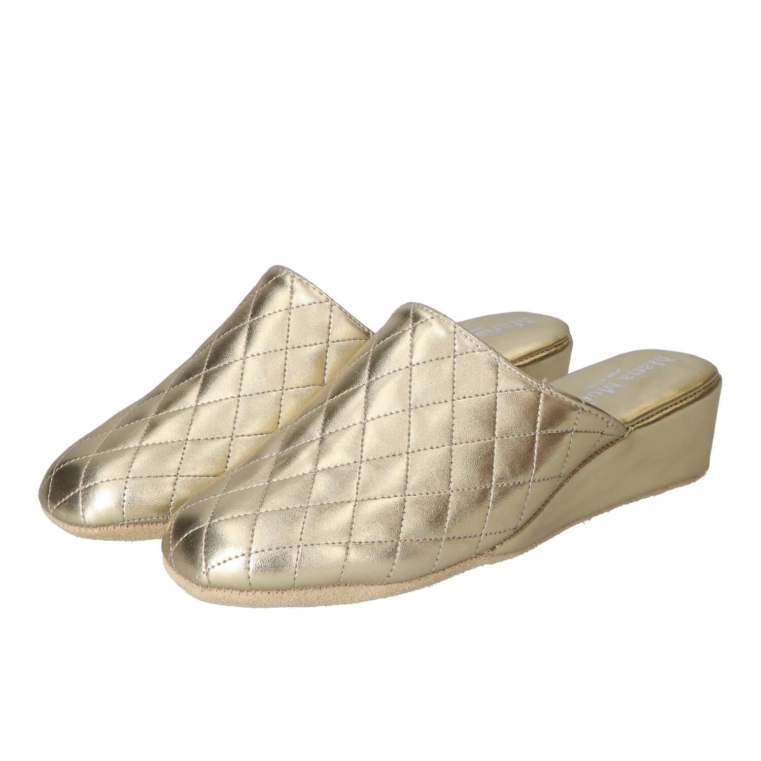 Pantoffels, Goud