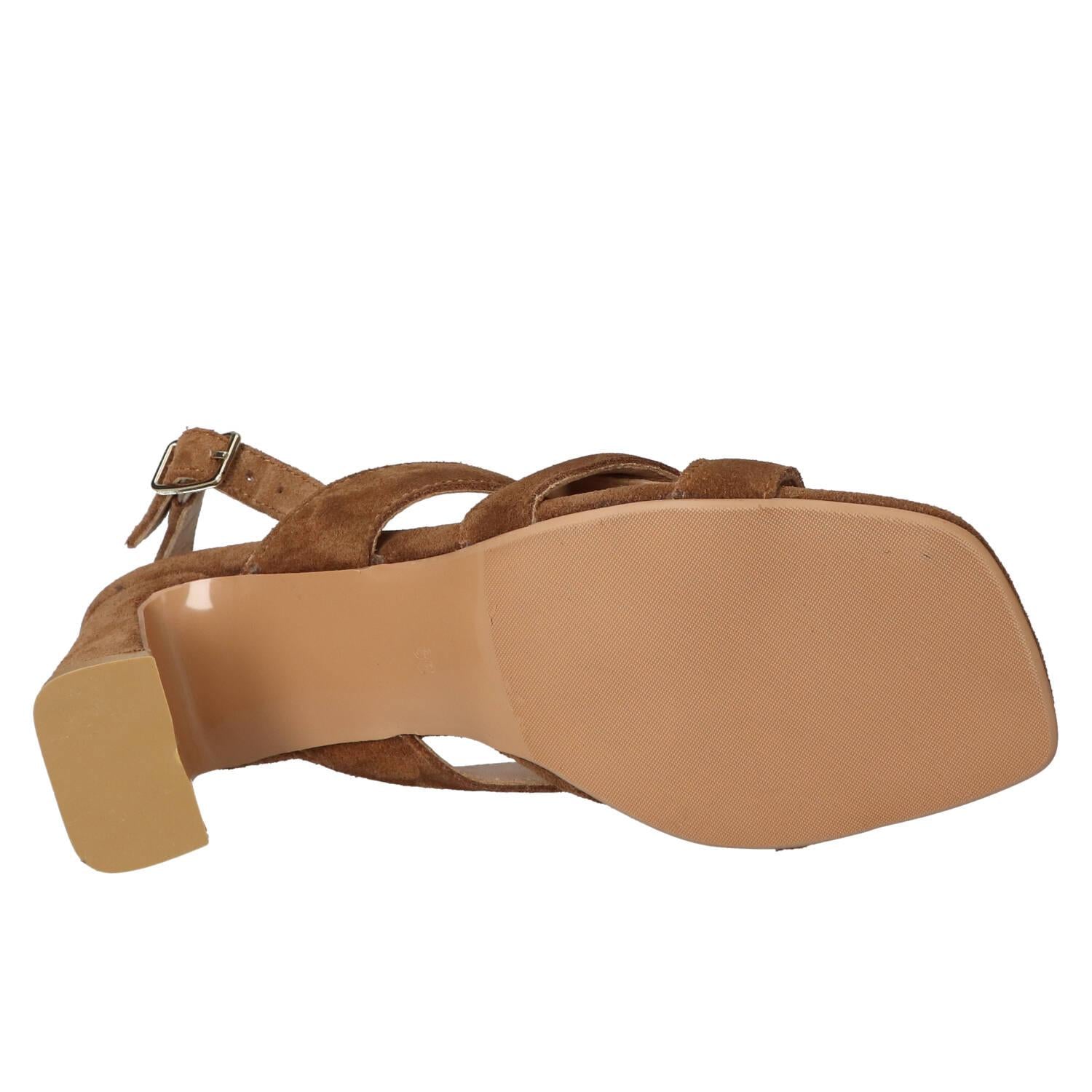 Sandalen, Cognac