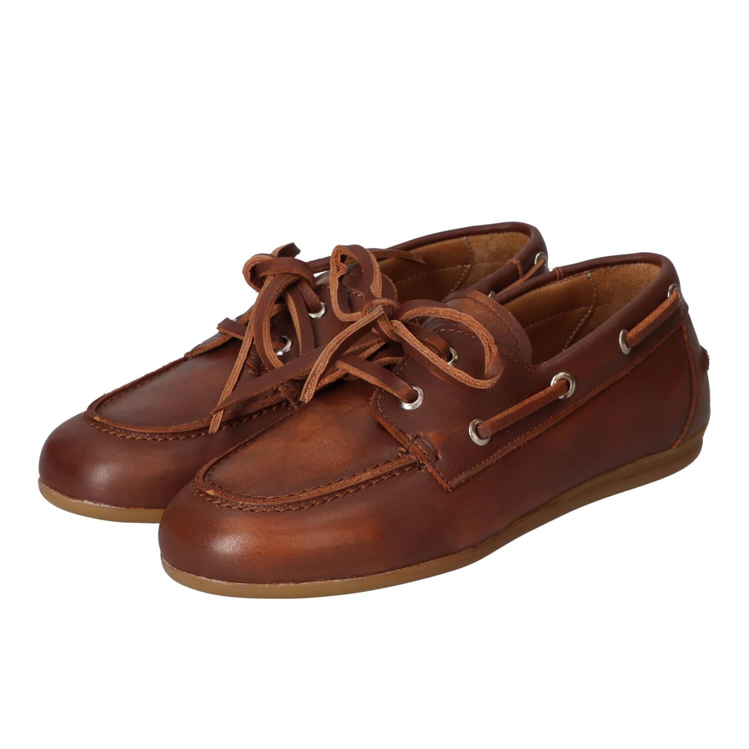 Veterschoenen, Cognac