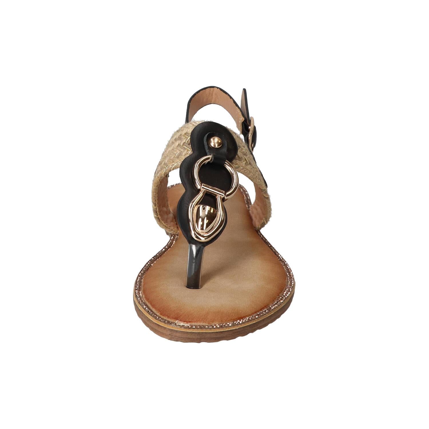 Sandalen, Zwart