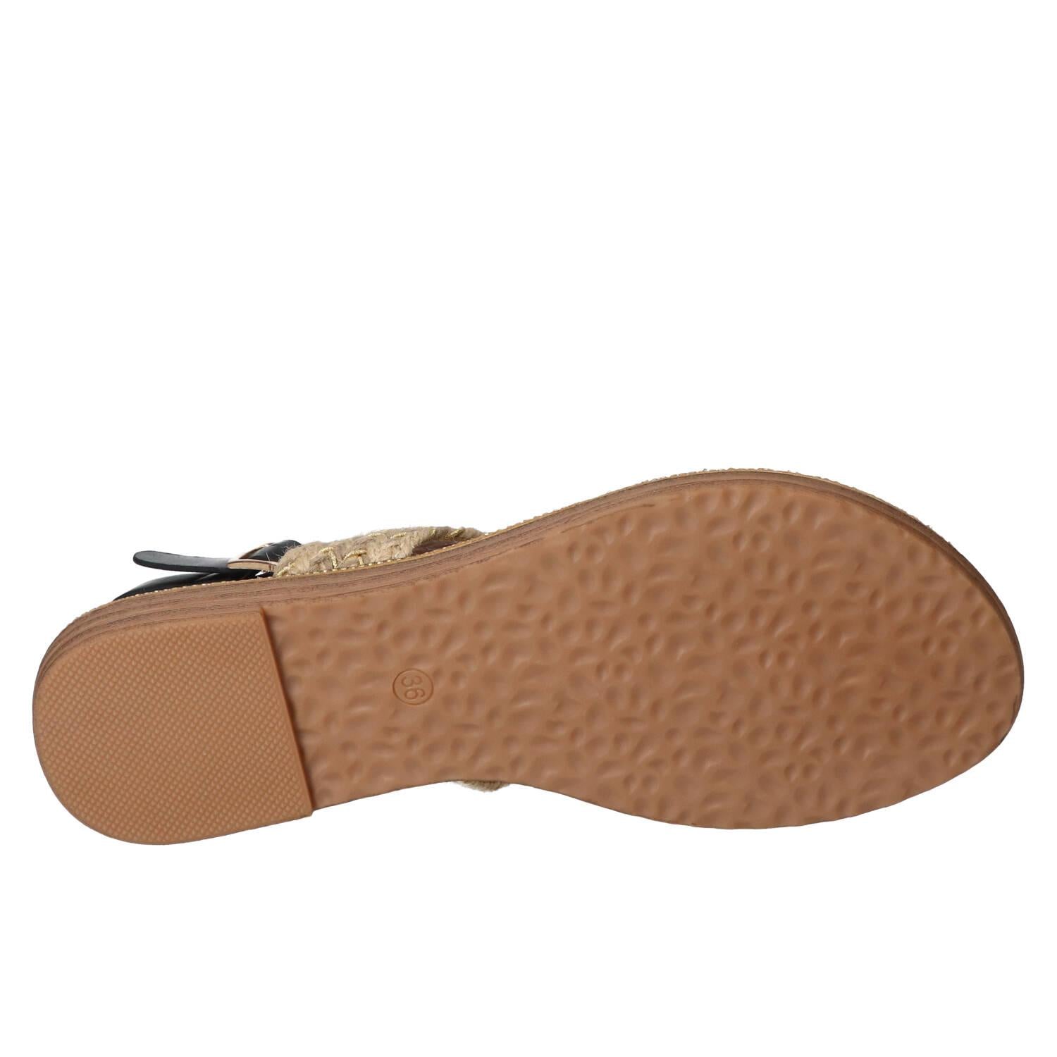 Sandalen, Zwart