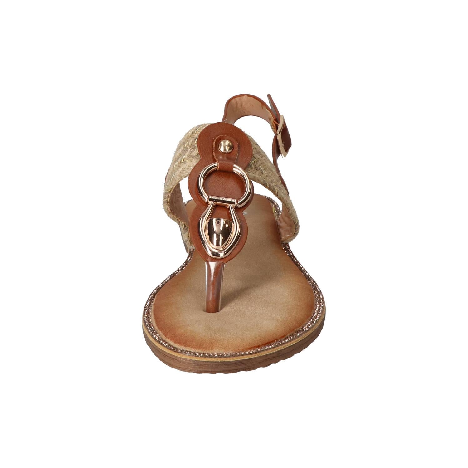 Sandalen, Cognac