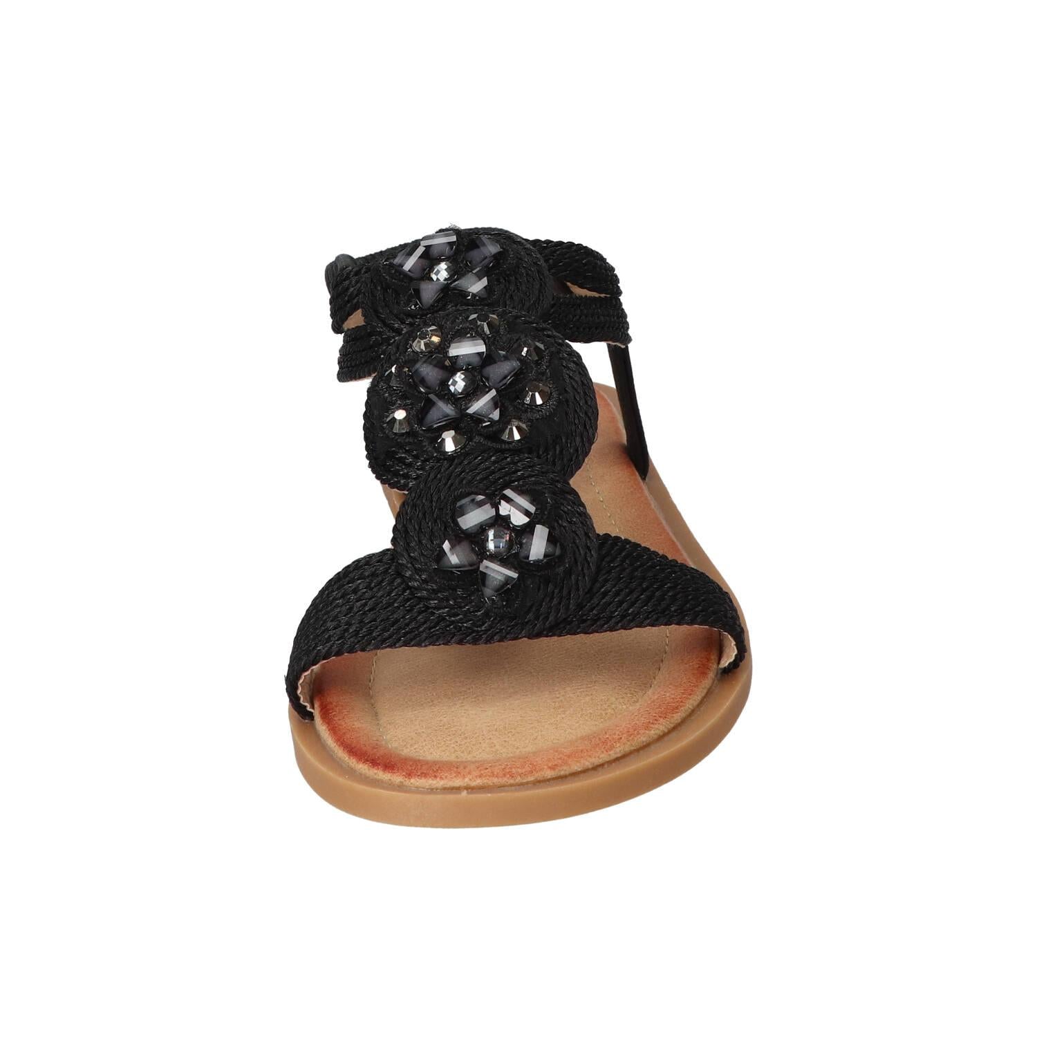 Sandalen, Zwart