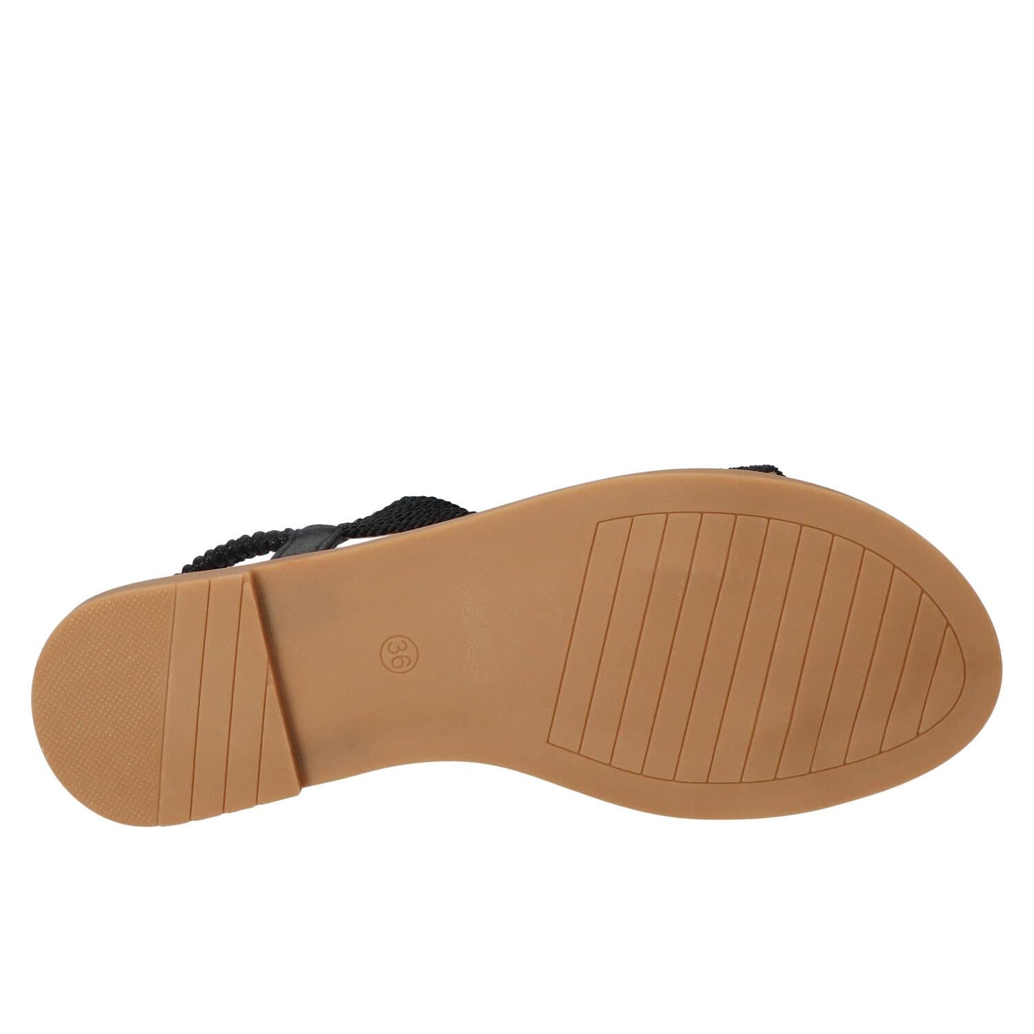 Sandalen, Zwart