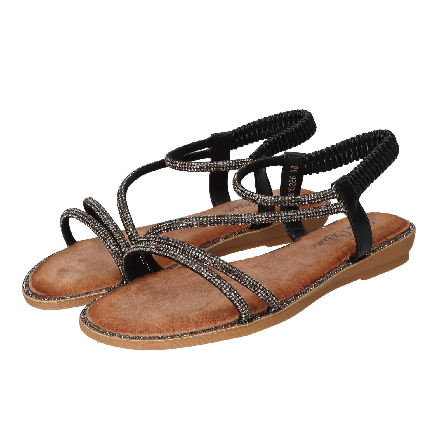 Sandalen, Zwart
