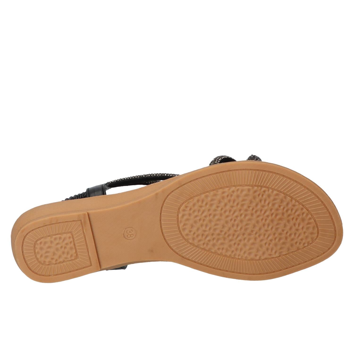 Sandalen, Zwart