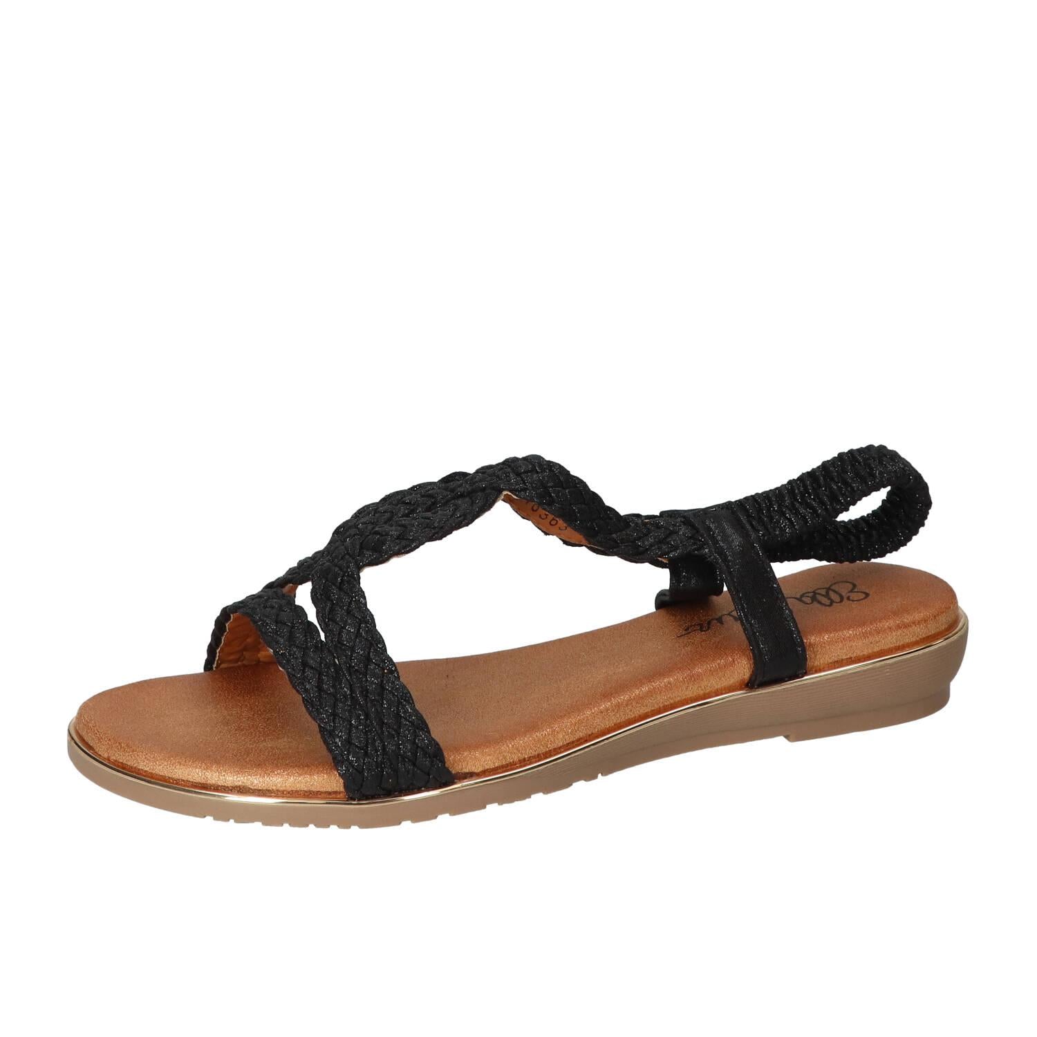 Sandalen, Zwart