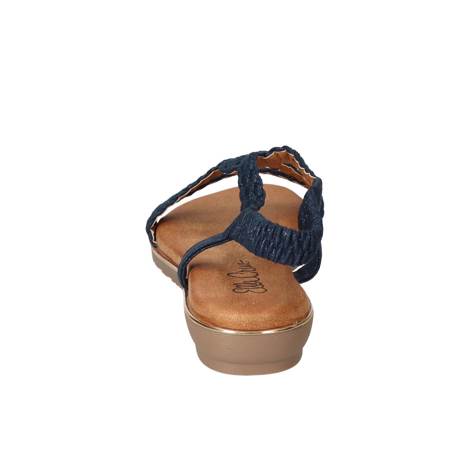 Sandalen, Blauw