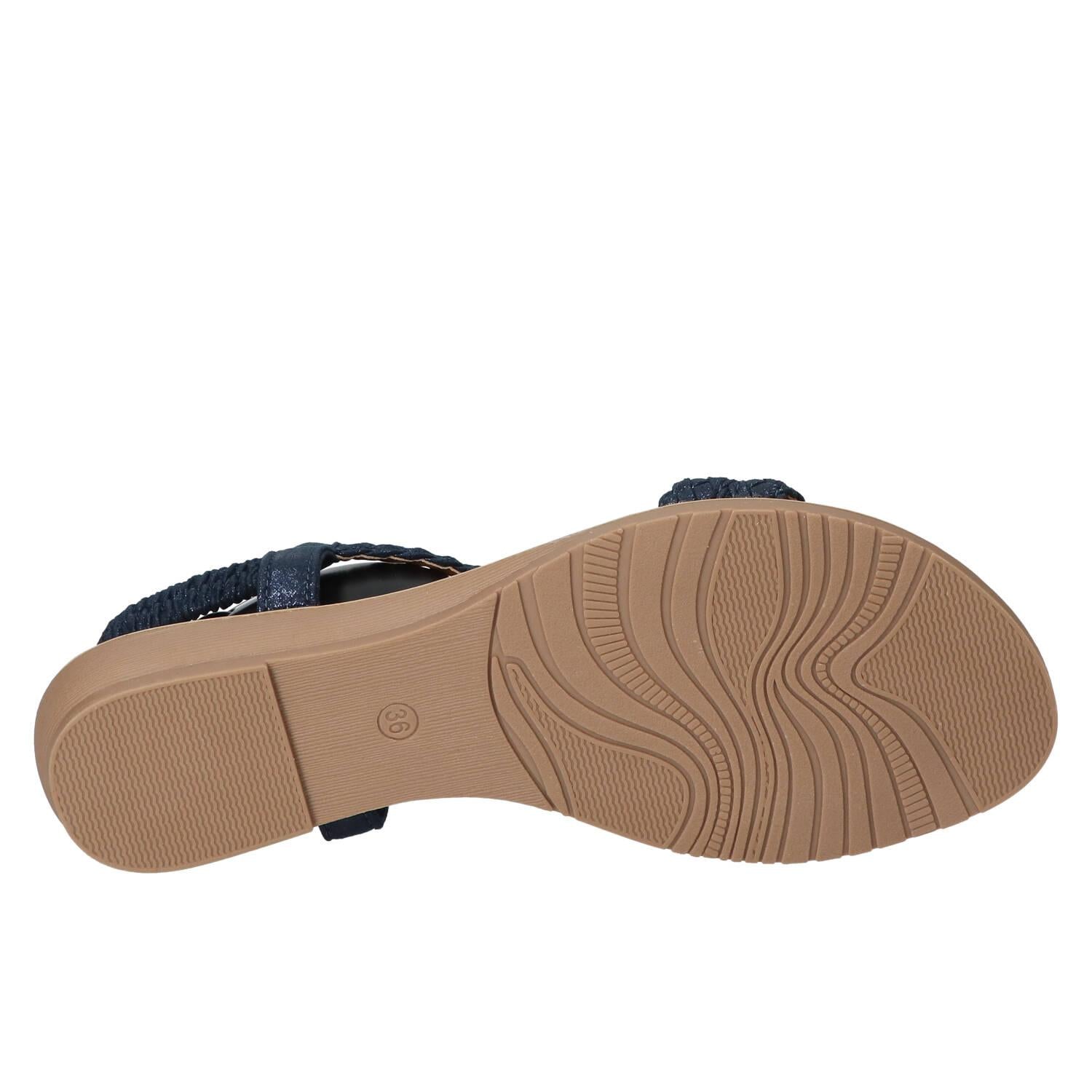 Sandalen, Blauw