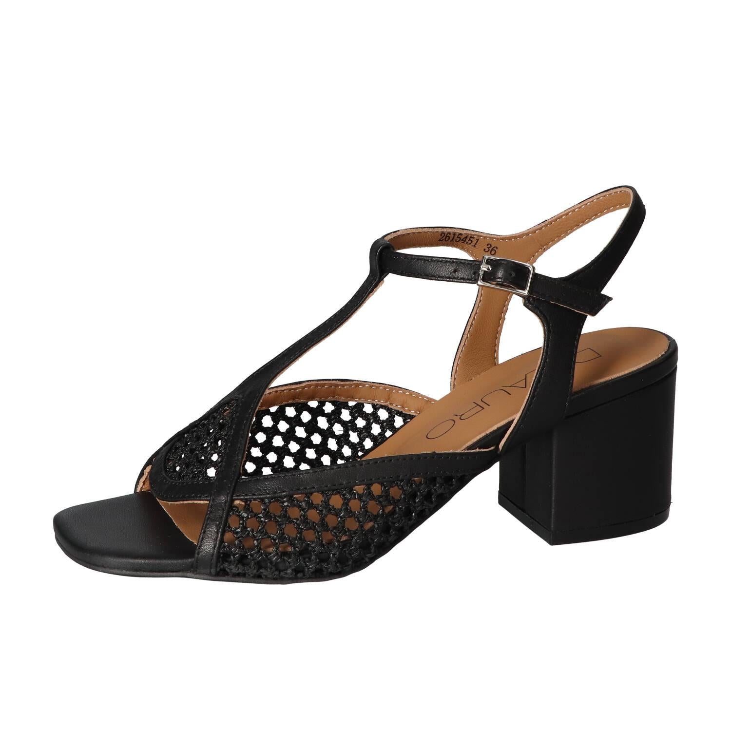 Sandalen, Zwart