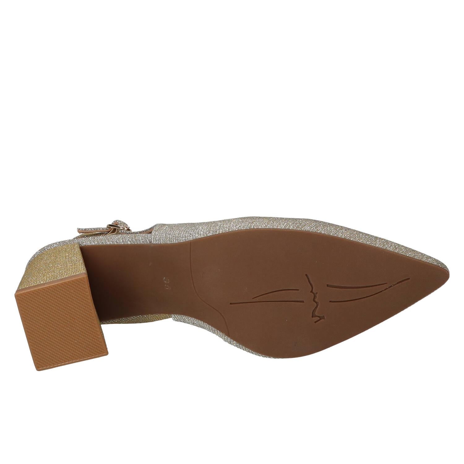 Slingback, Goud