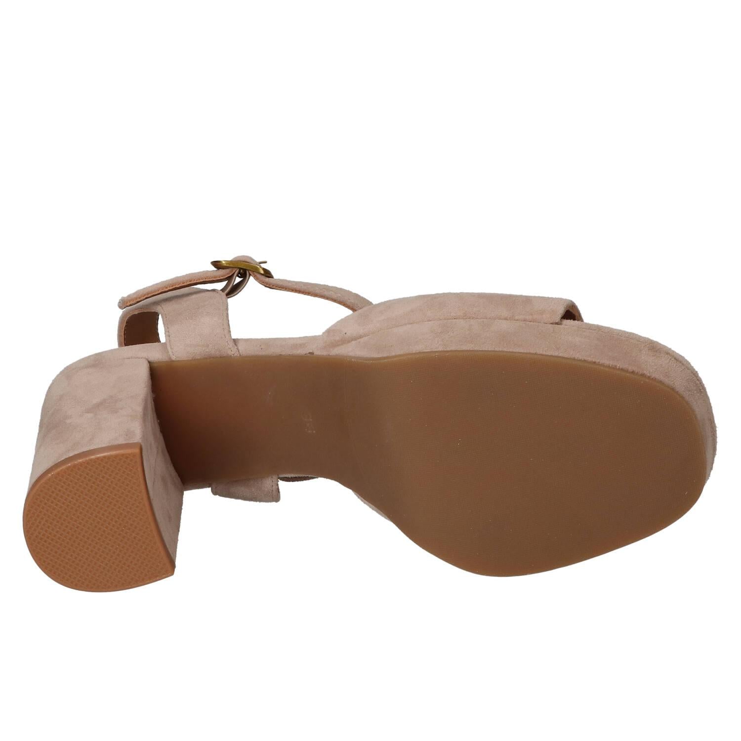 Sandalen, Taupe
