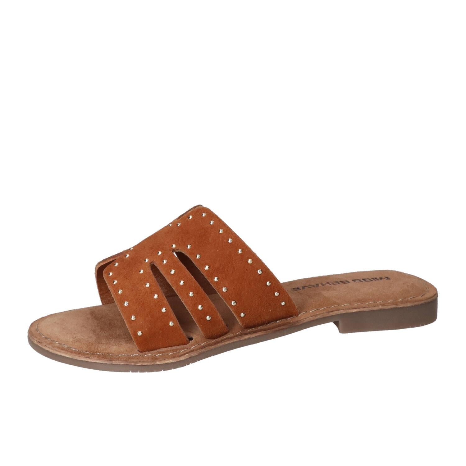Slippers, Cognac