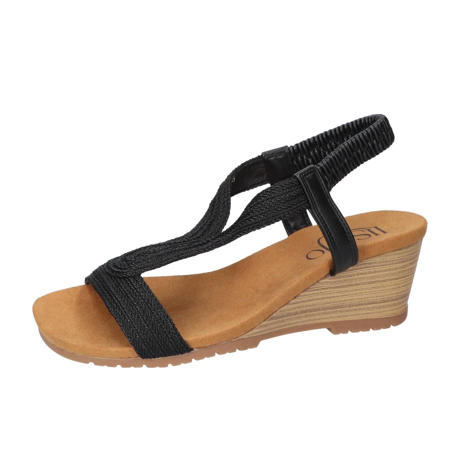 Sandalen, Zwart