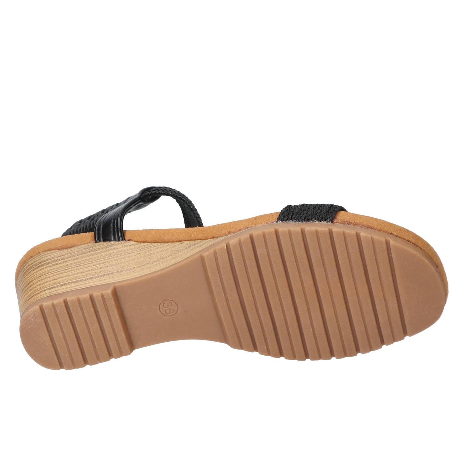 Sandalen, Zwart
